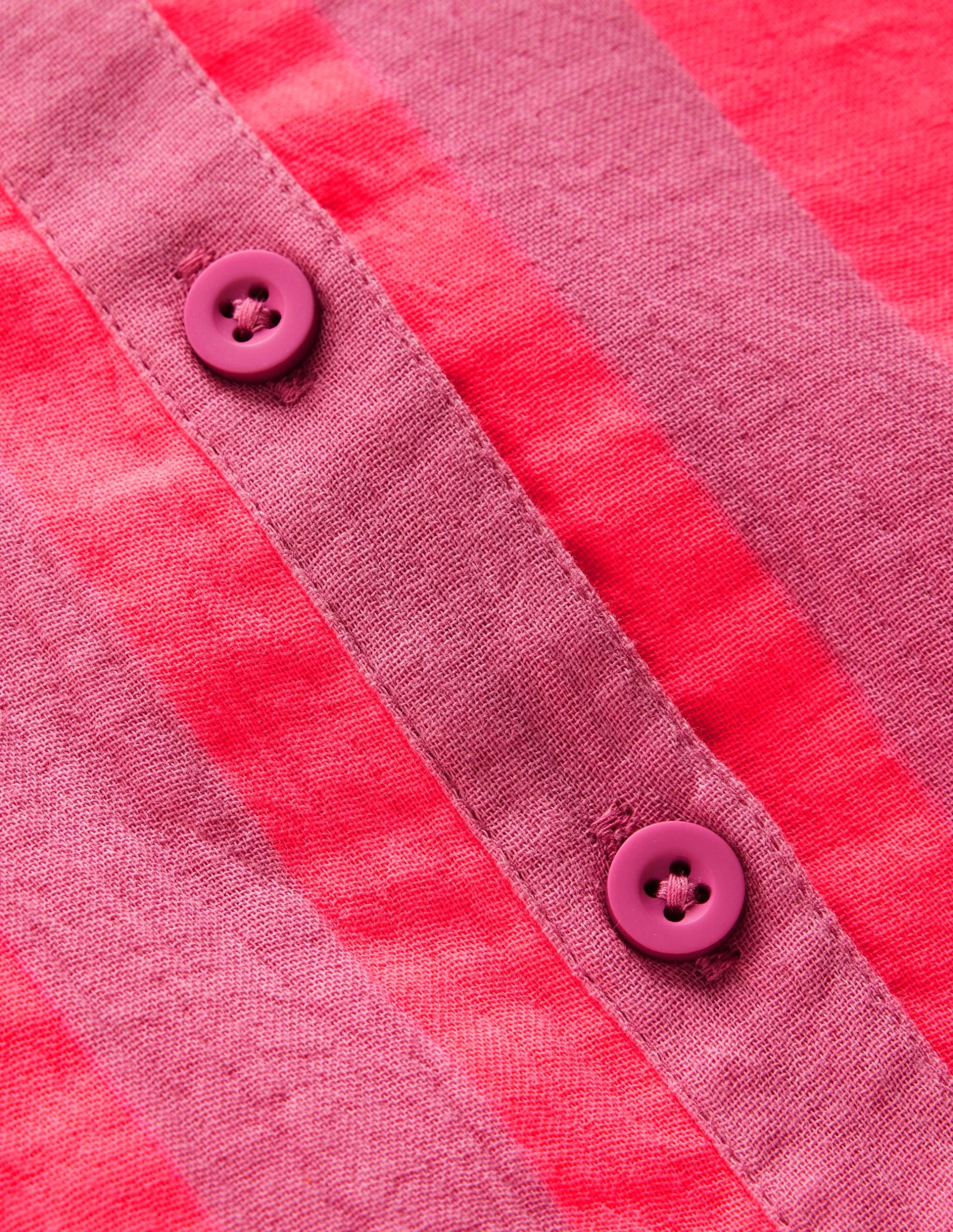 Short Sleeve Relaxed Shirt-Formica Pink Stripe - Image 3