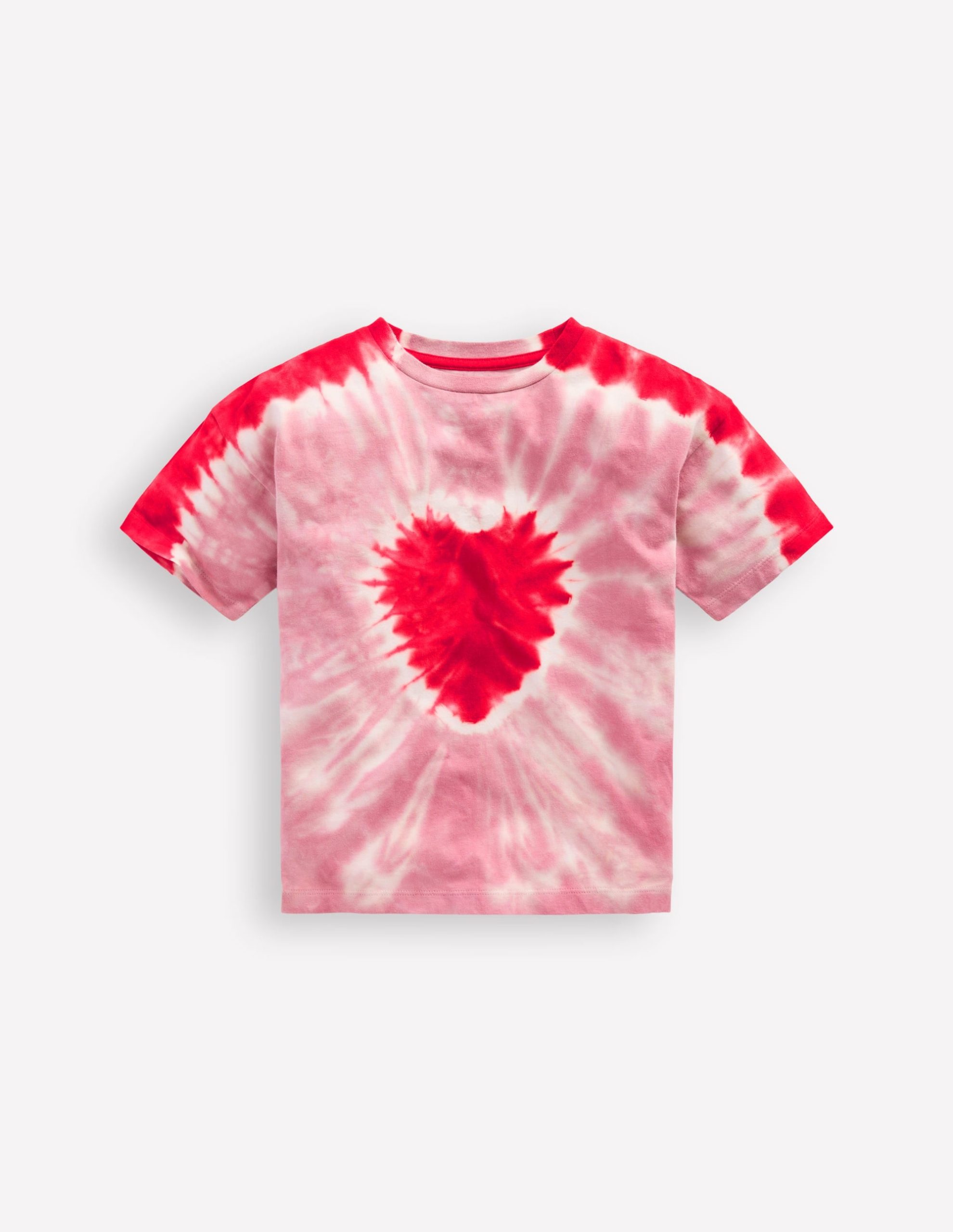 Tie Dye Logo Top-Vintage Pink Heart - Image 2