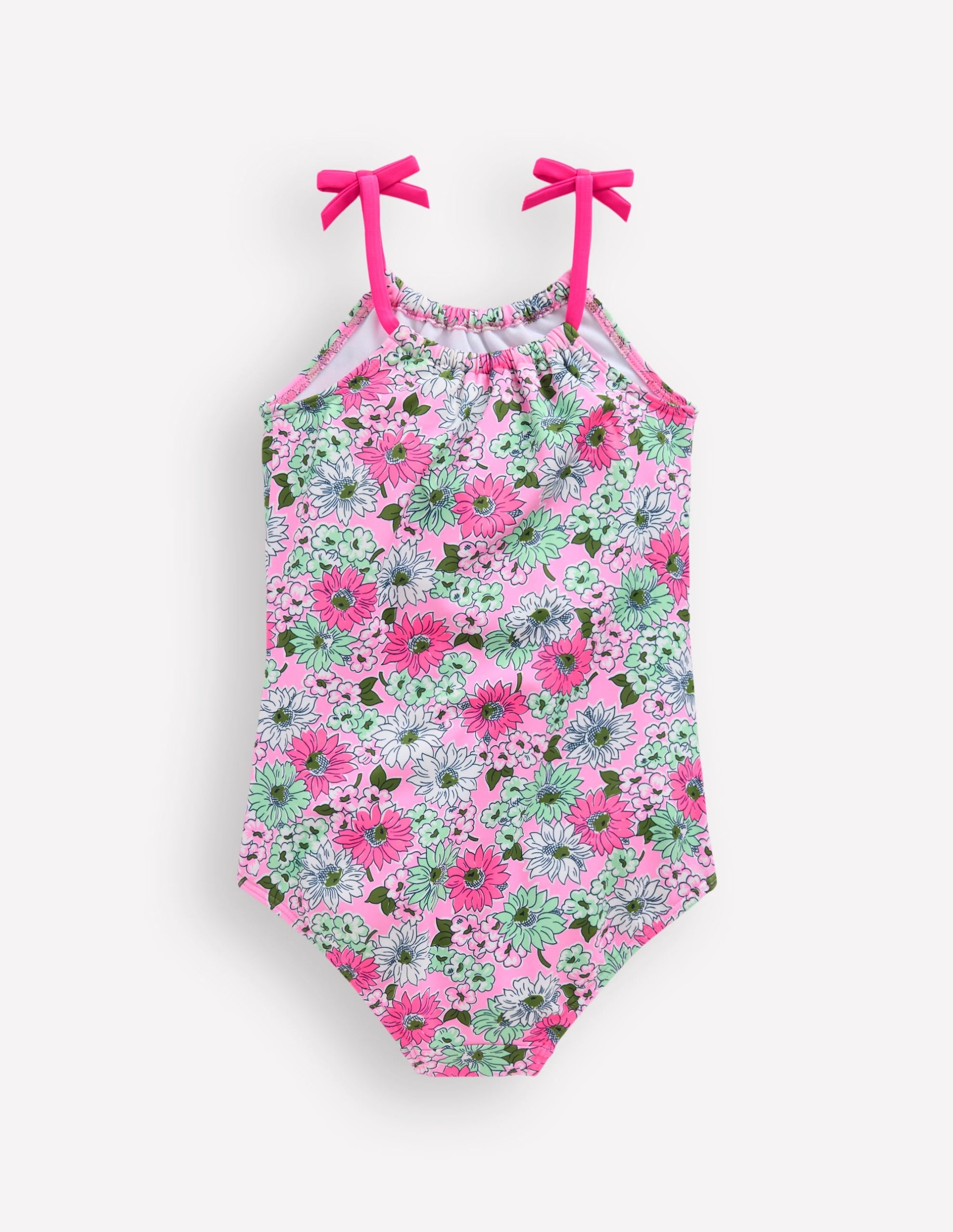 Tie Shoulder Swimsuit-Lilac Chiffon Cornflower - Image 2