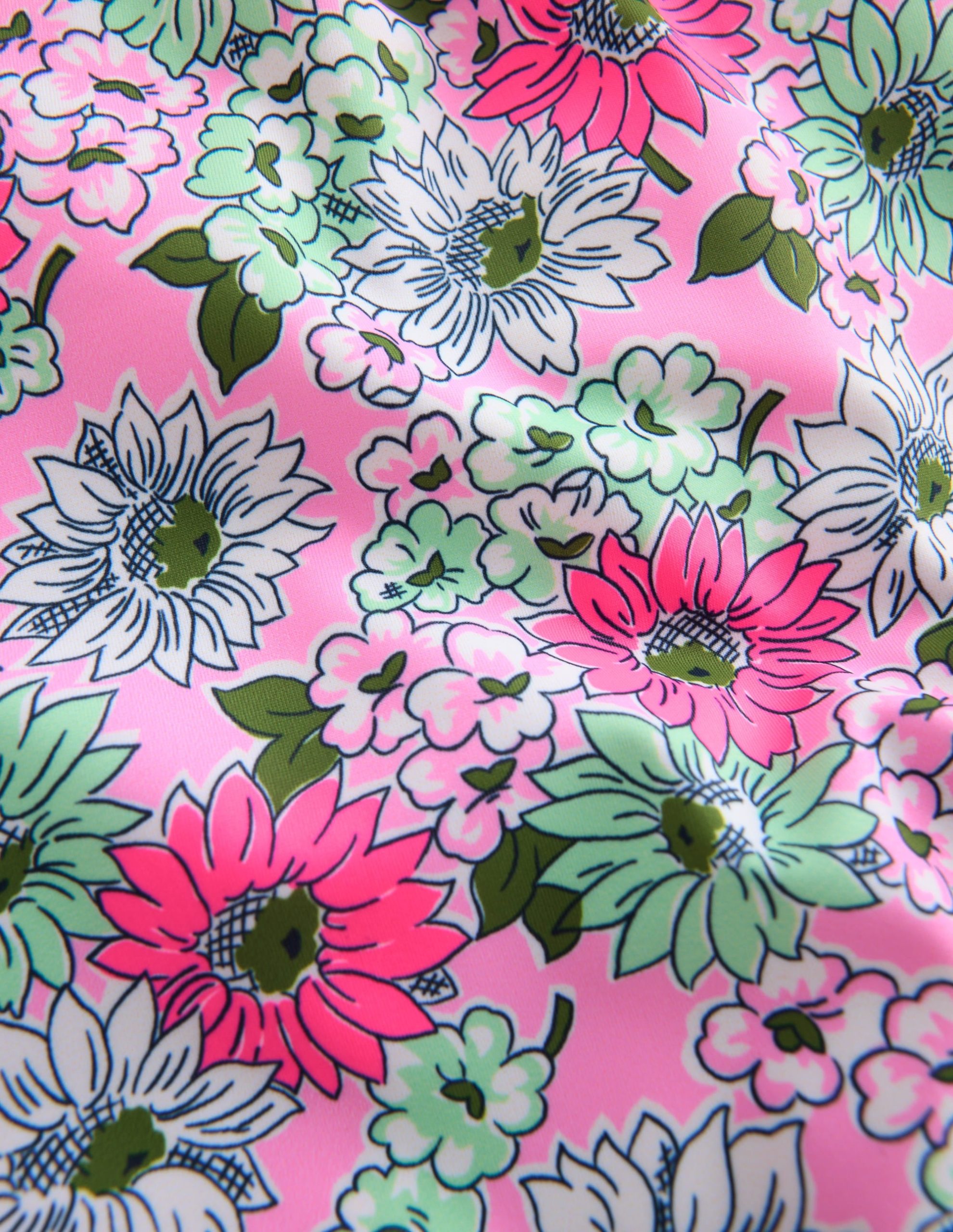 Tie Shoulder Swimsuit-Lilac Chiffon Cornflower - Image 3