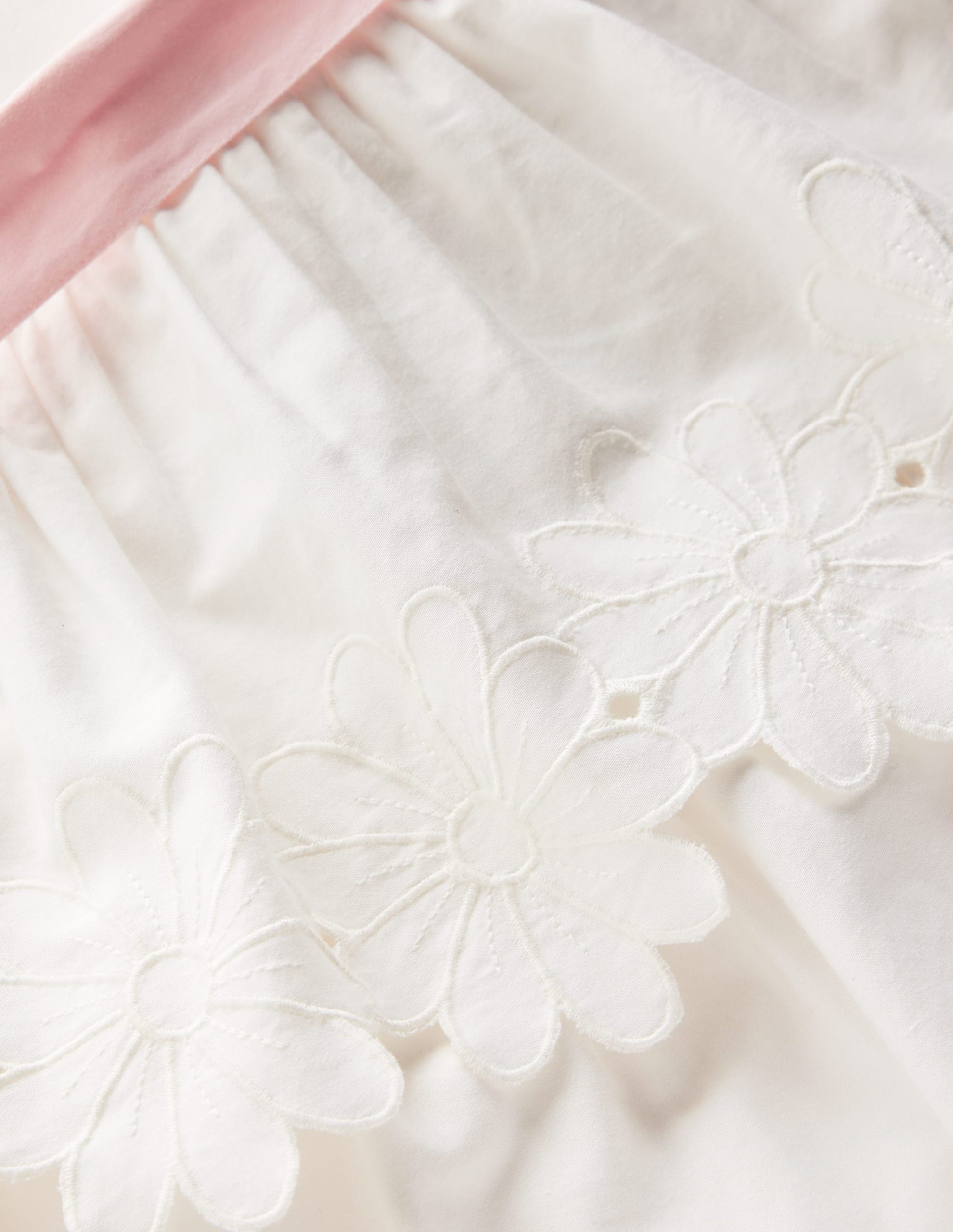Flower Hem Occasion Dress-Soft Ivory - Image 3