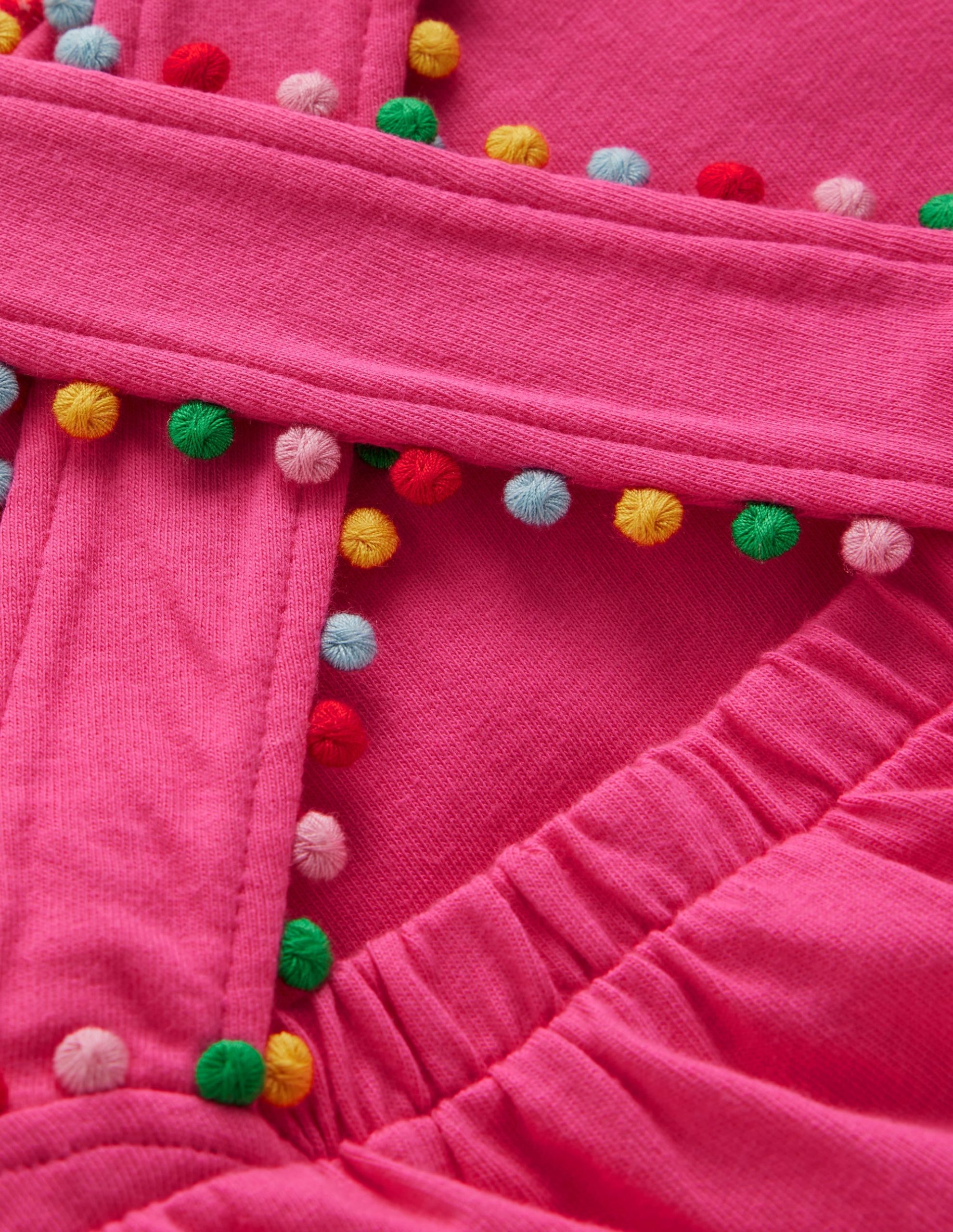Jersey Cross-back Dress-Flamingo Pink - Image 3