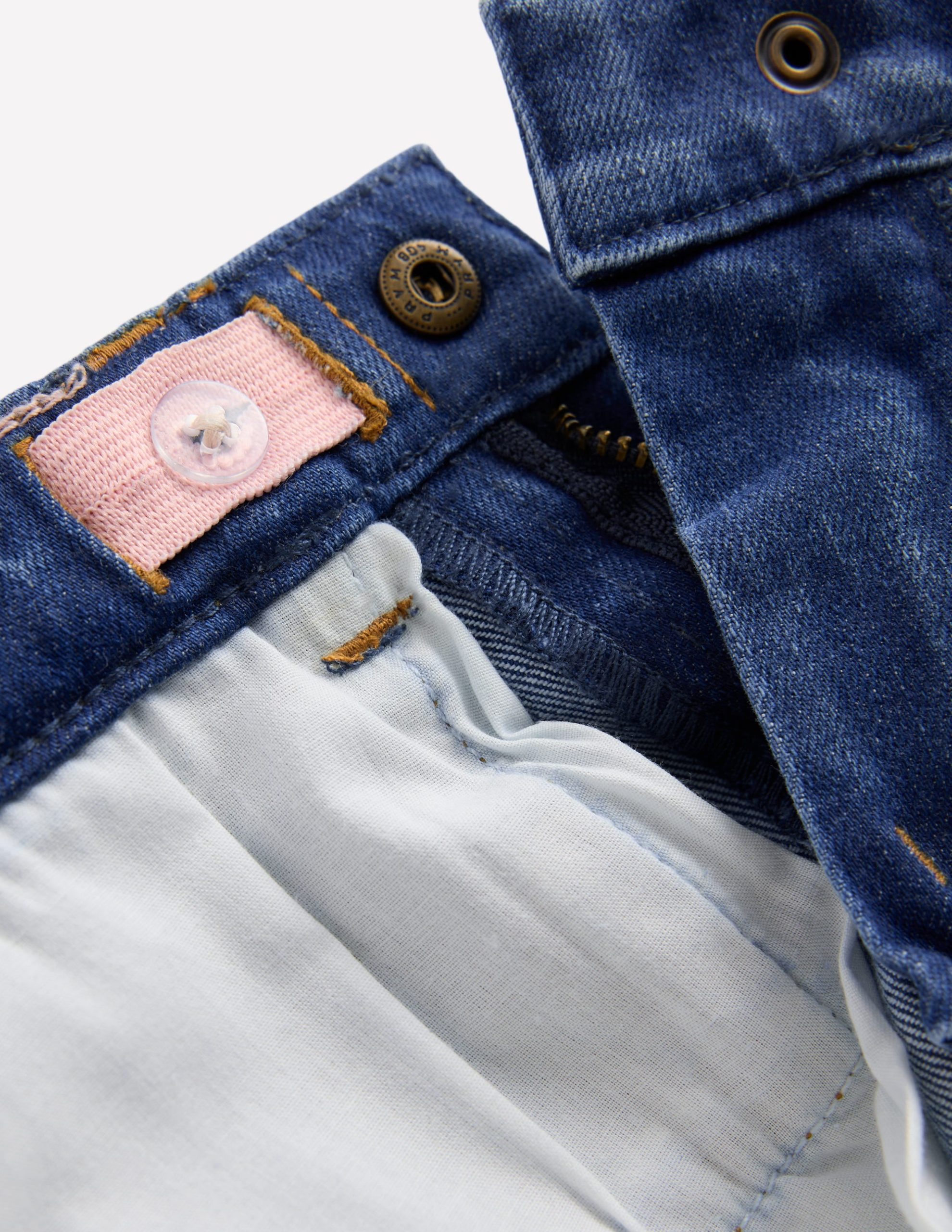 Capri Pants-Denim Mid Wash - Image 4