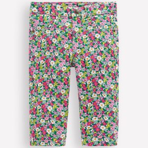 Capri Pants-Multi Summerflower Bed