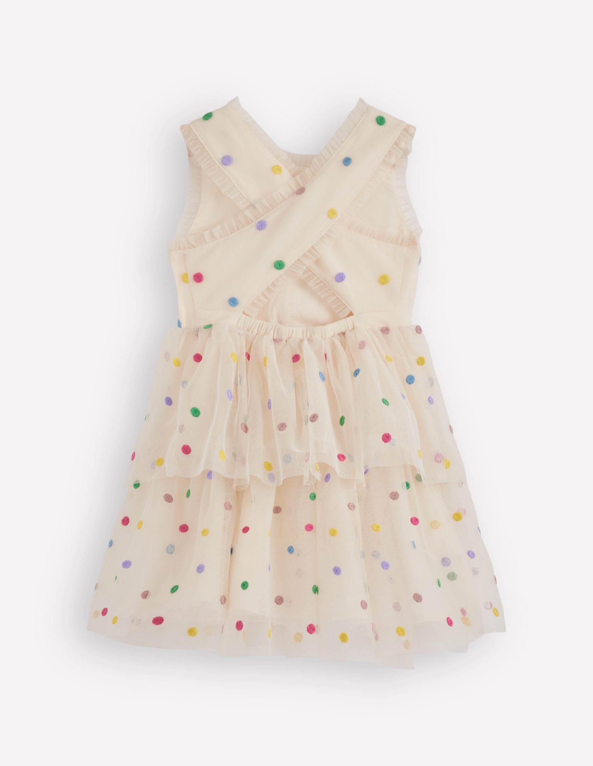 Spot Occasion Dress-Soft Ivory Multi Spot - Image 6