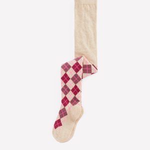 Patterned Tights-Argyle