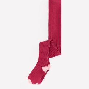 Ribbed Tights-Sweet Cherry