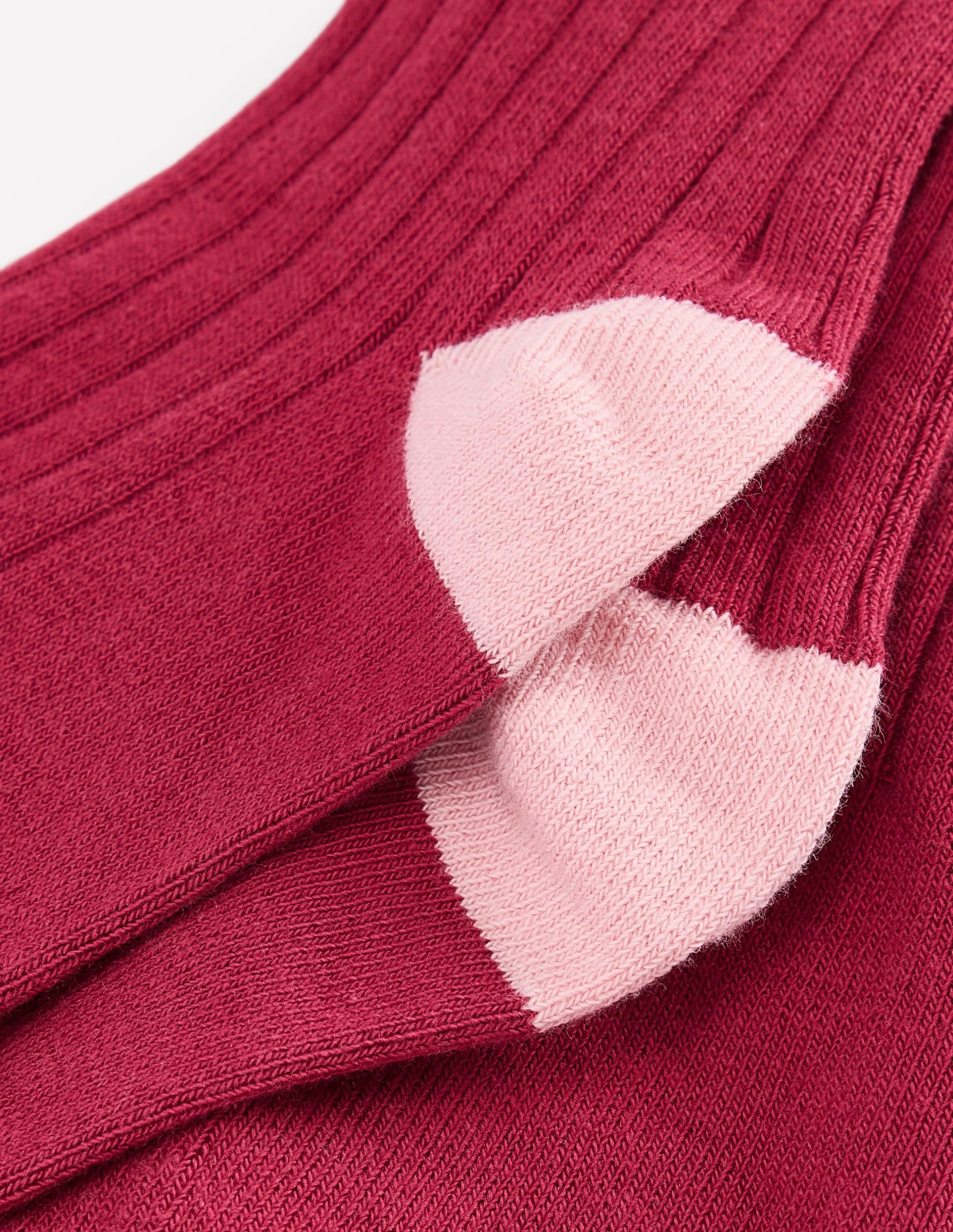 Ribbed Tights-Sweet Cherry - Image 2