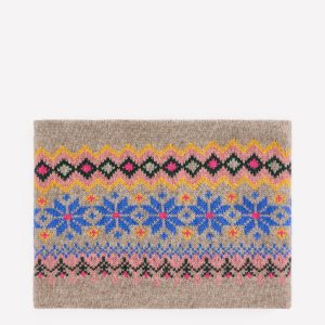 Fair Isle Snood-Mink Melange