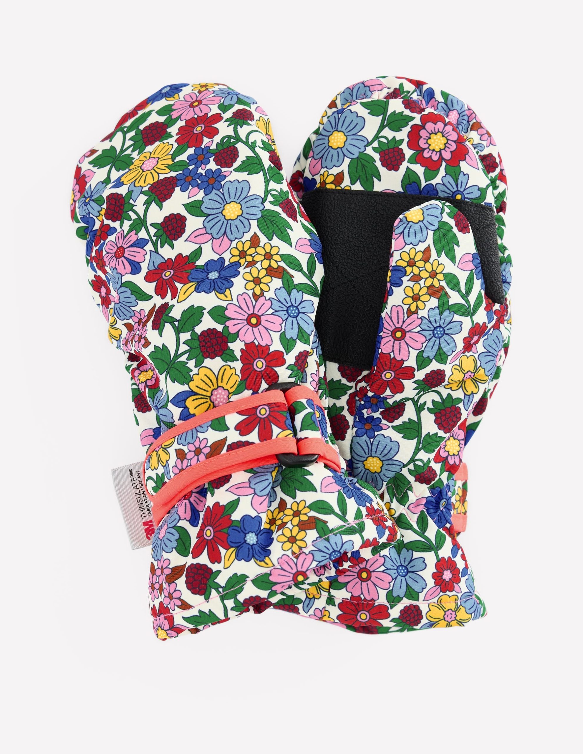 All Weather Mittens-Pink Ditsy Floral