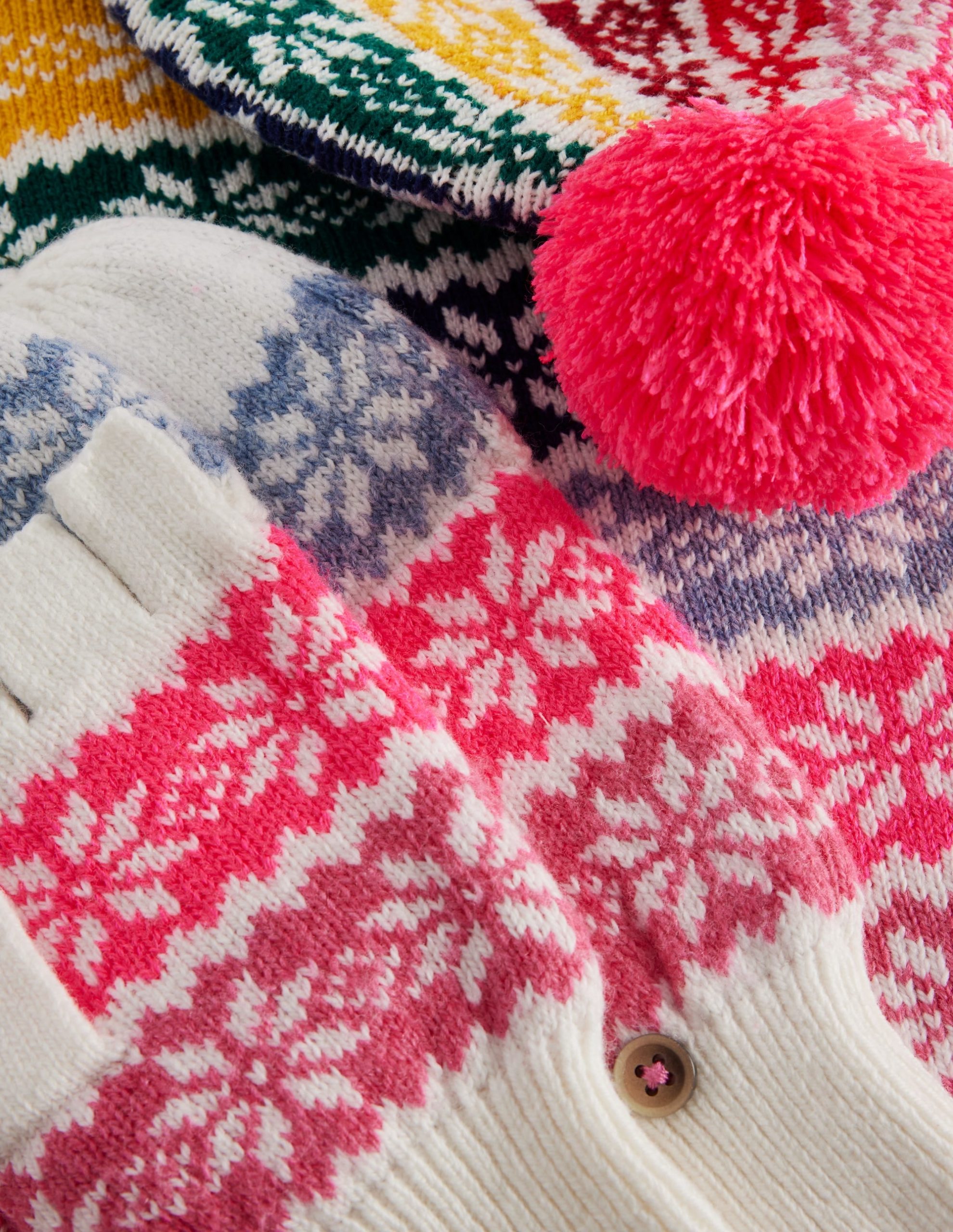 Fair Isle Knitted Set-Rainbow Snowflake - Image 2