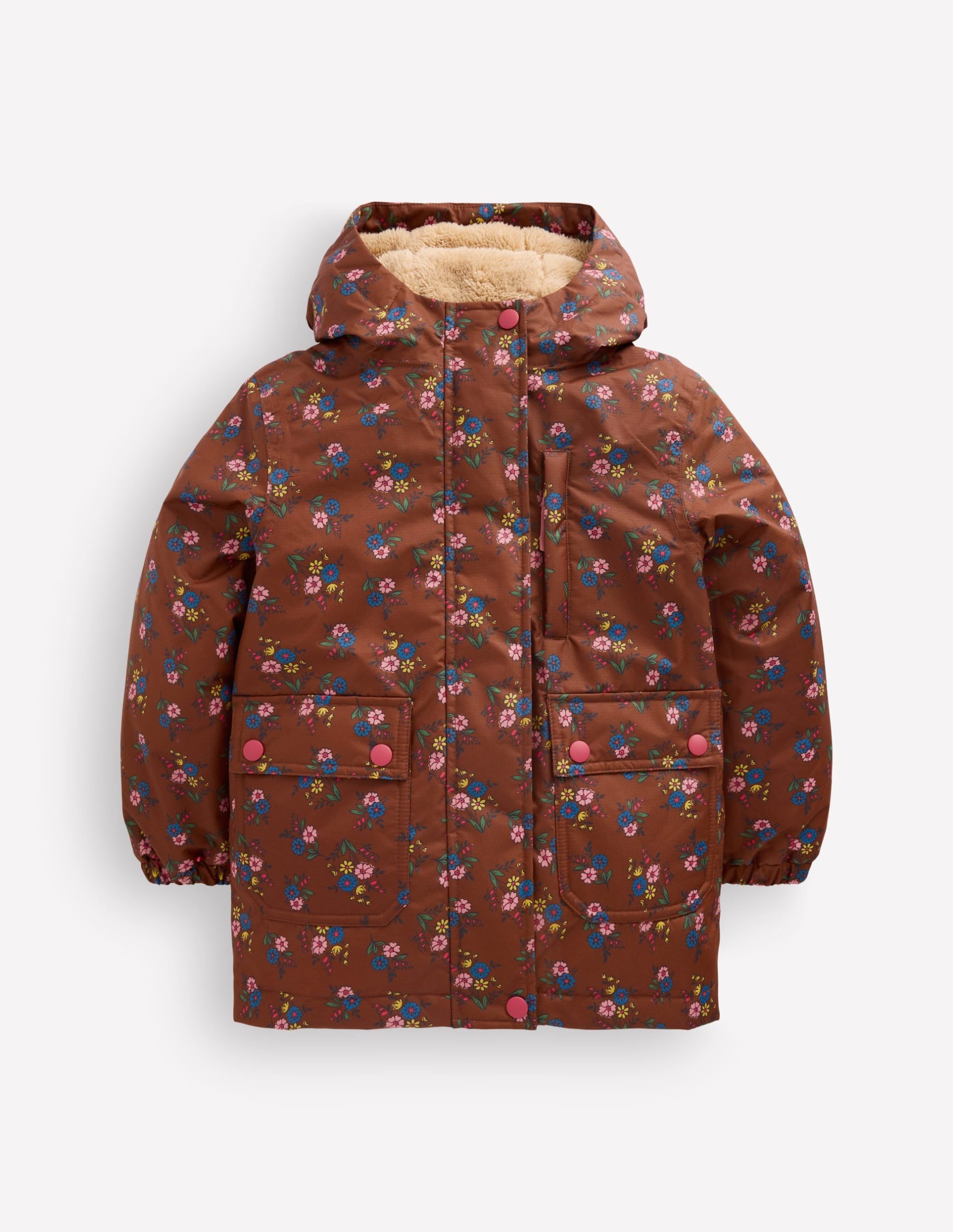 4-in-1 Waterproof Coat-Russet Sprouting Garden