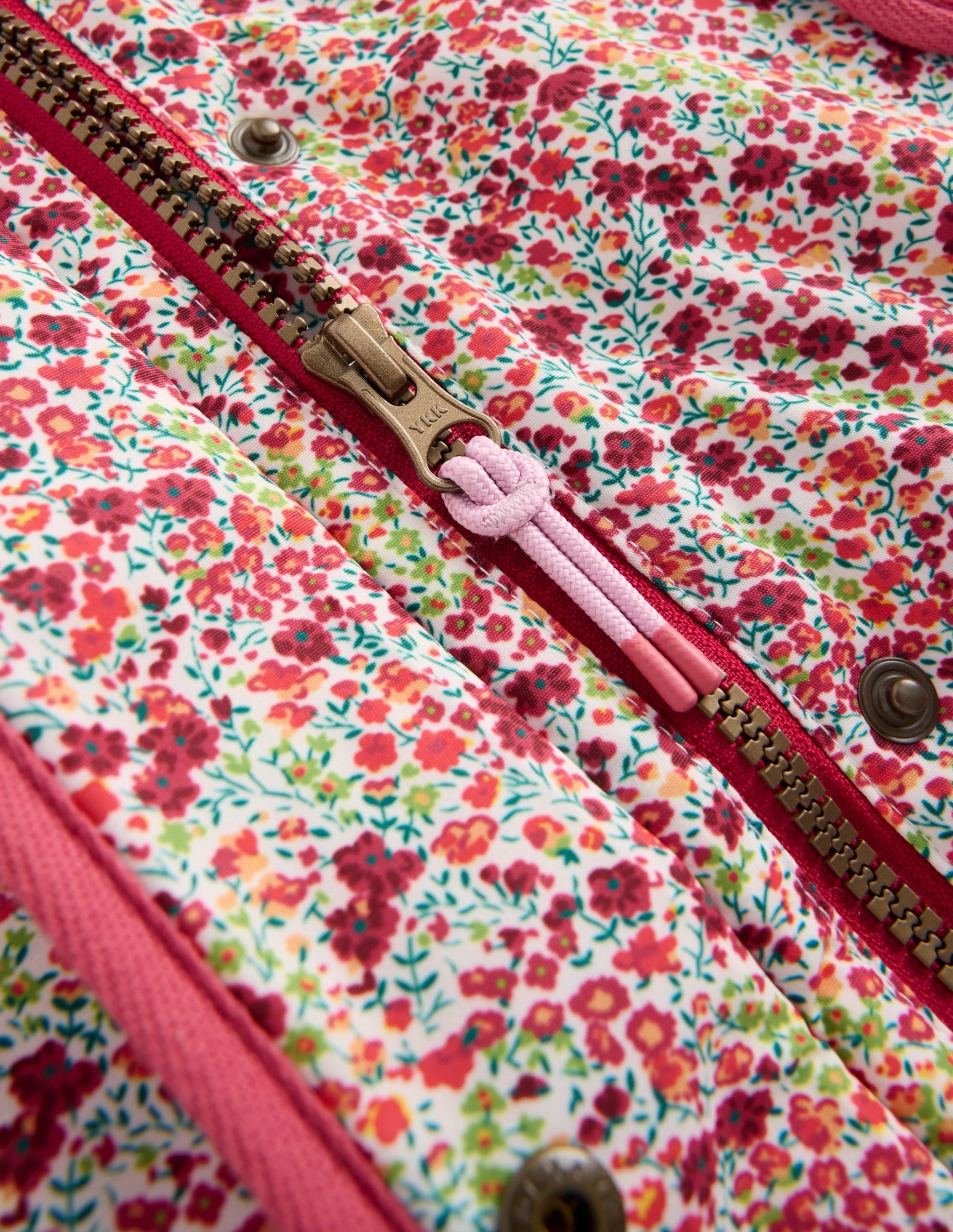 Joni Quilted Parka Coat-Floral - Image 4