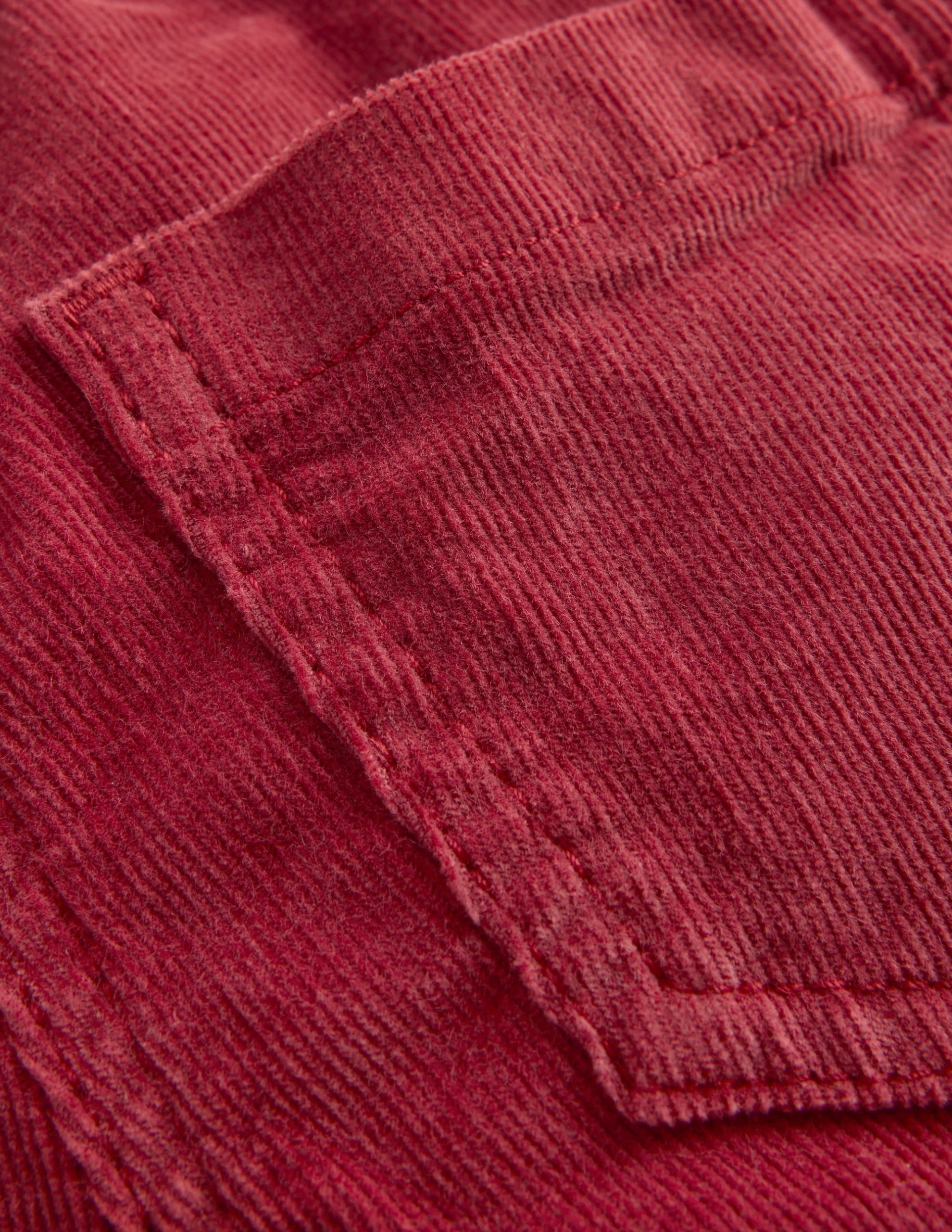 Cord Leggings-Pomegranate red - Image 3