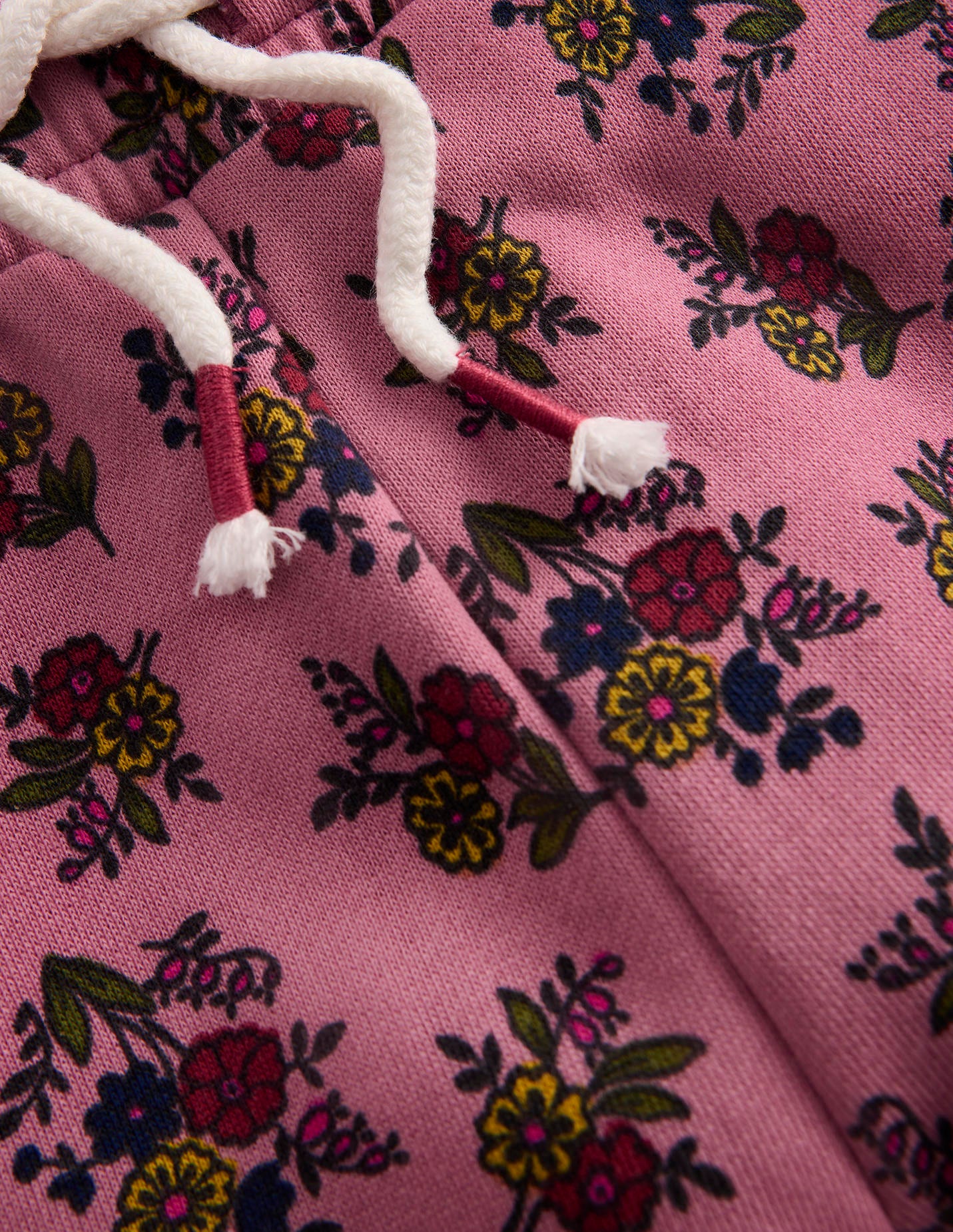 Wide Leg Printed Sweatpants-Vintage Rose Sprouting Garden - Image 3