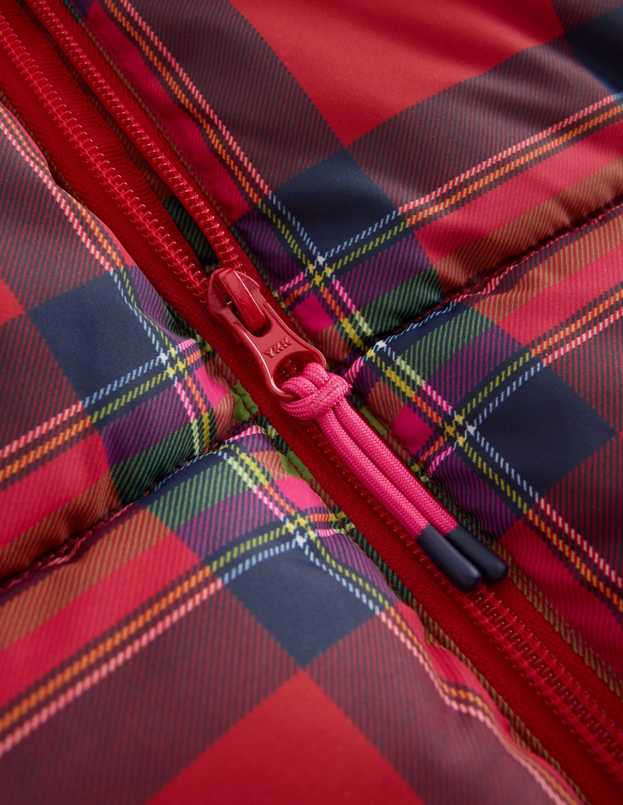 Fun Padded Coat-Red Check - Image 2