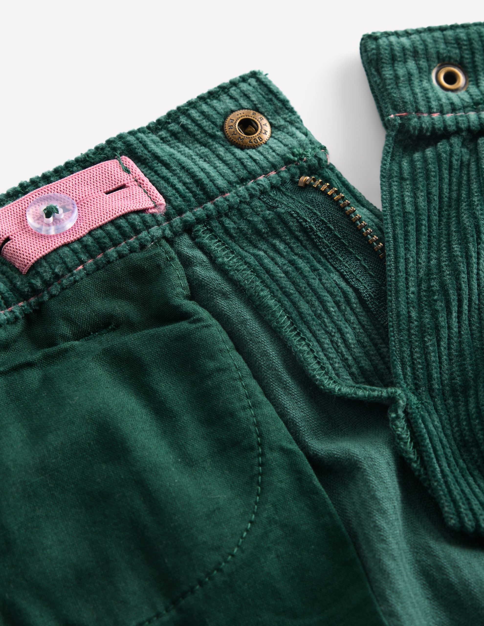 Wide Leg Jeans-Malachite Green Cord - Image 6