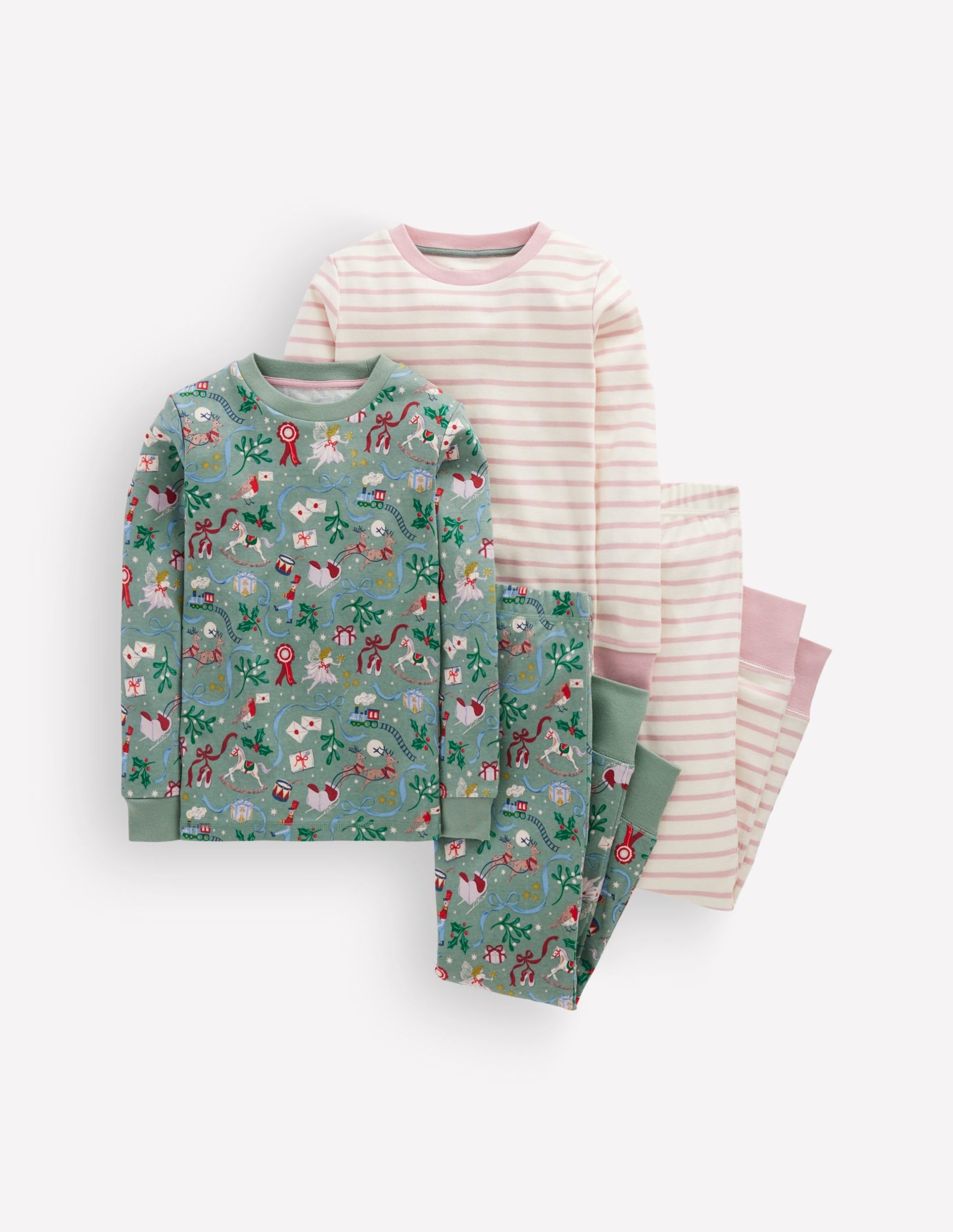Twin Pack Snug Pajamas-Polar Post