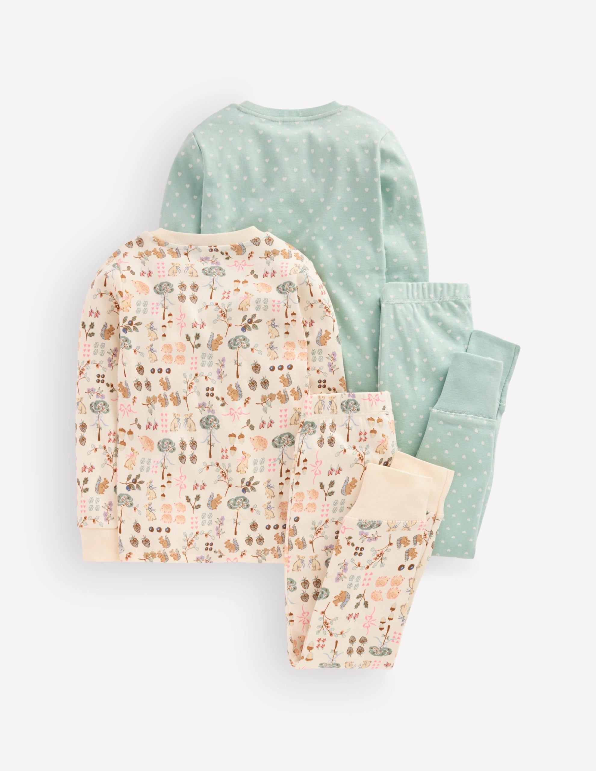 Twin Pack Snug Pajamas-Autumn Print - Image 3