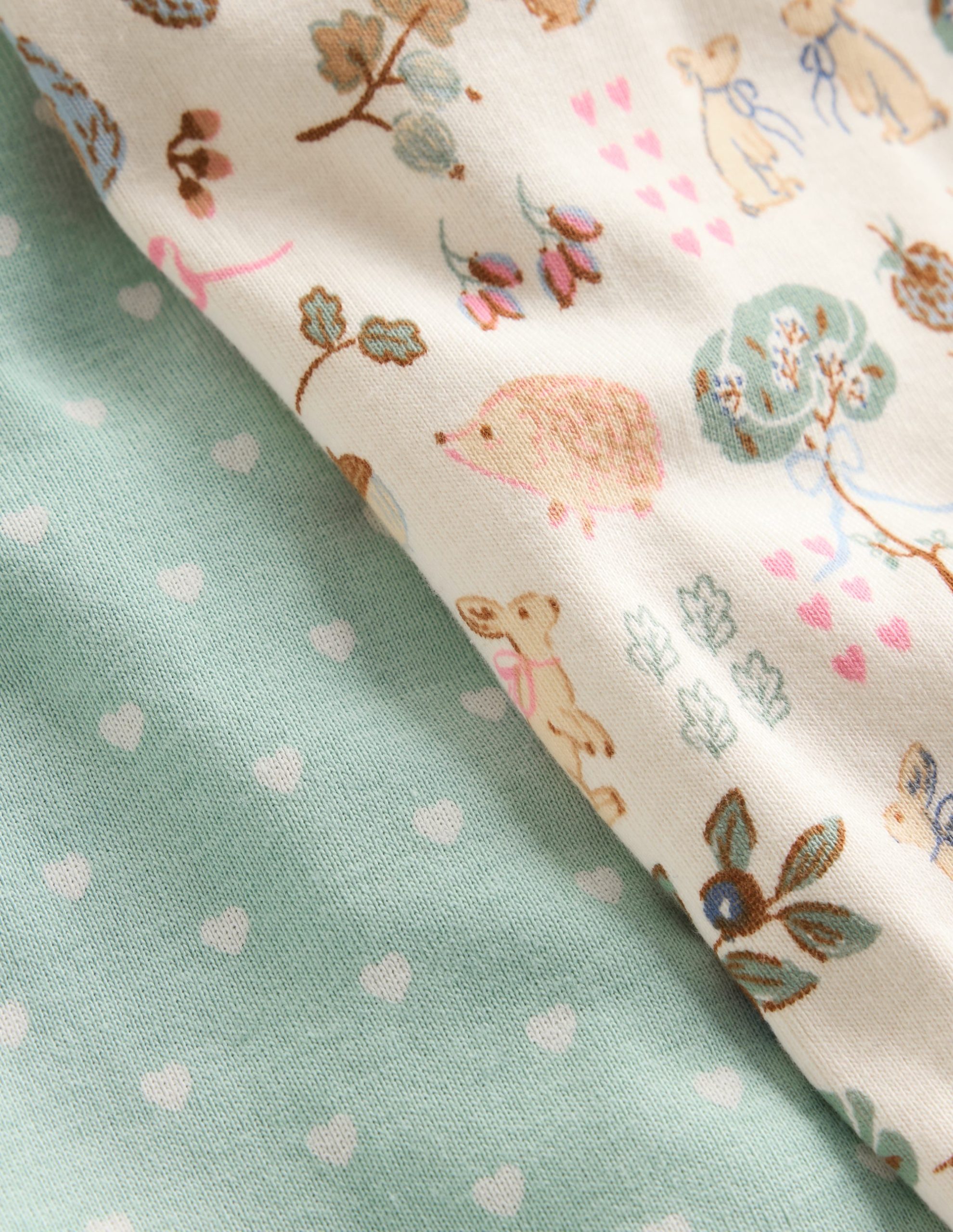 Twin Pack Snug Pajamas-Autumn Print - Image 2
