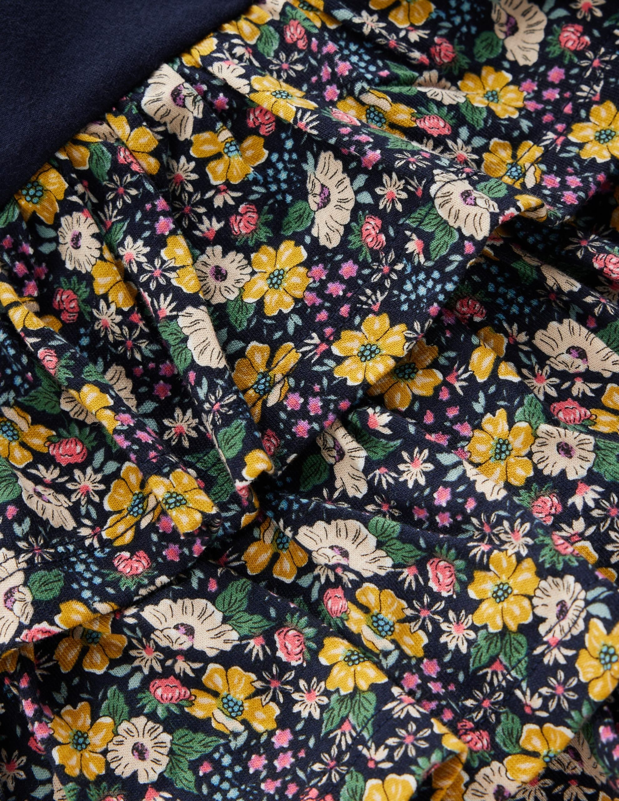 Cora Jersey RaRa Dress-Blue Floral - Image 2