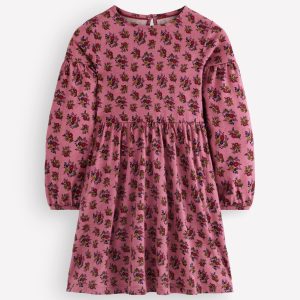 Madeline Blouson Sleeve Dress-Pink Floral