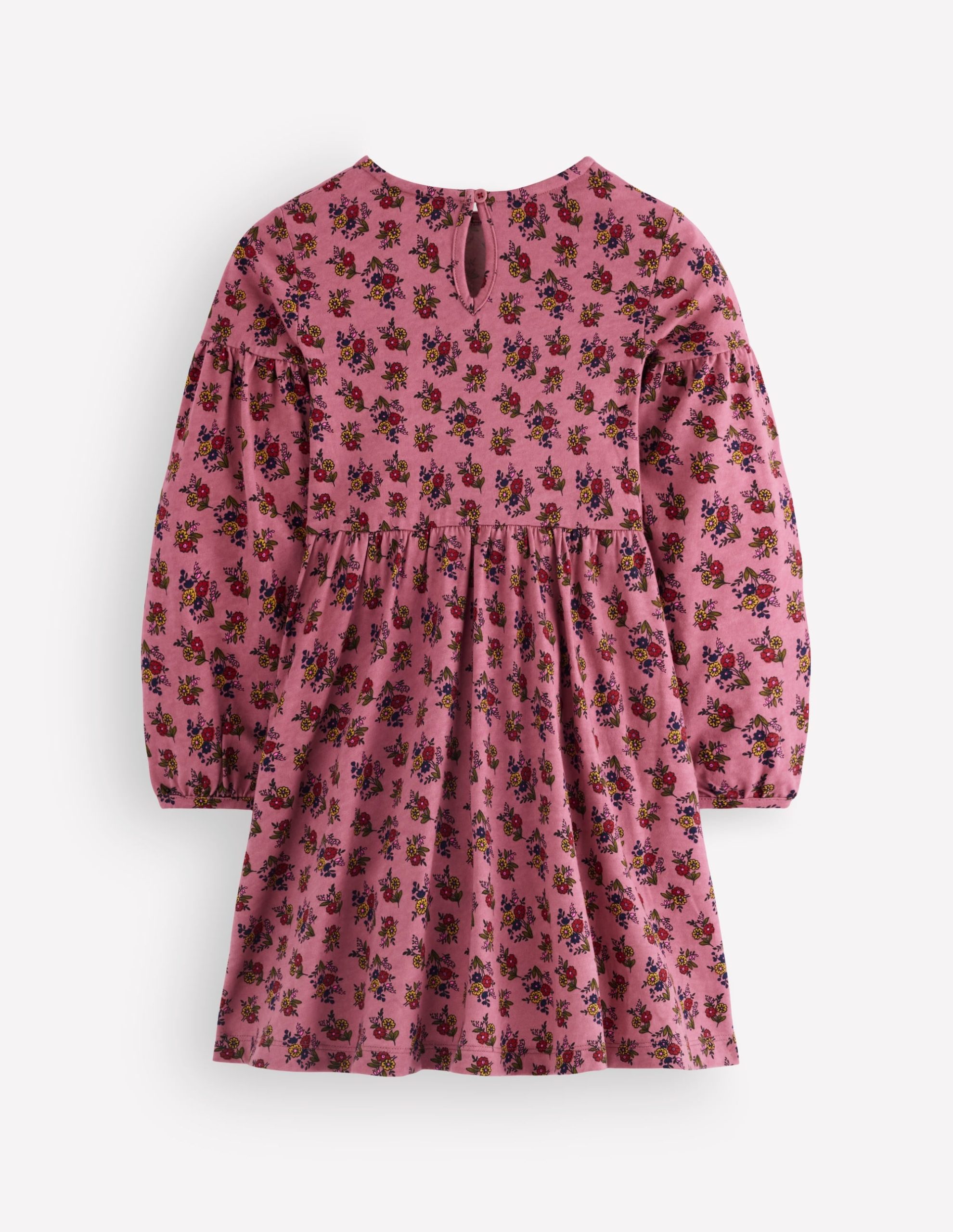 Madeline Blouson Sleeve Dress-Pink Floral - Image 2
