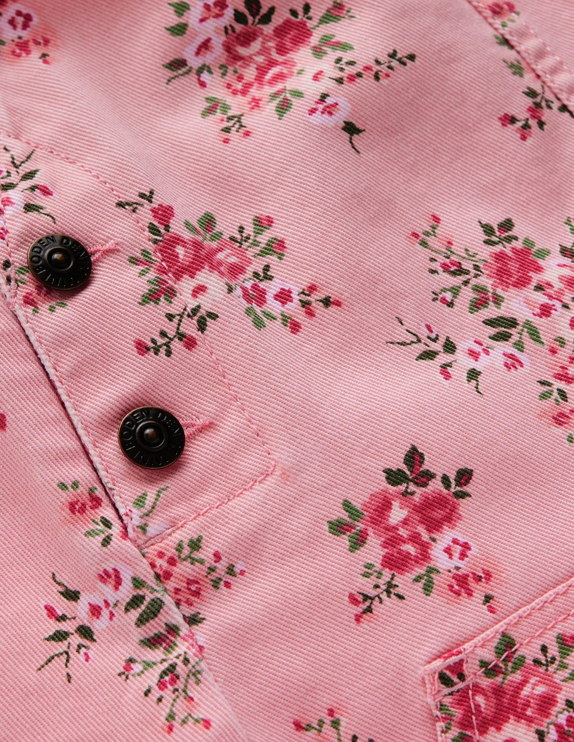 Adeline A-line Overalls Dress-Pink Quartz Twill Soft Rose - Image 3