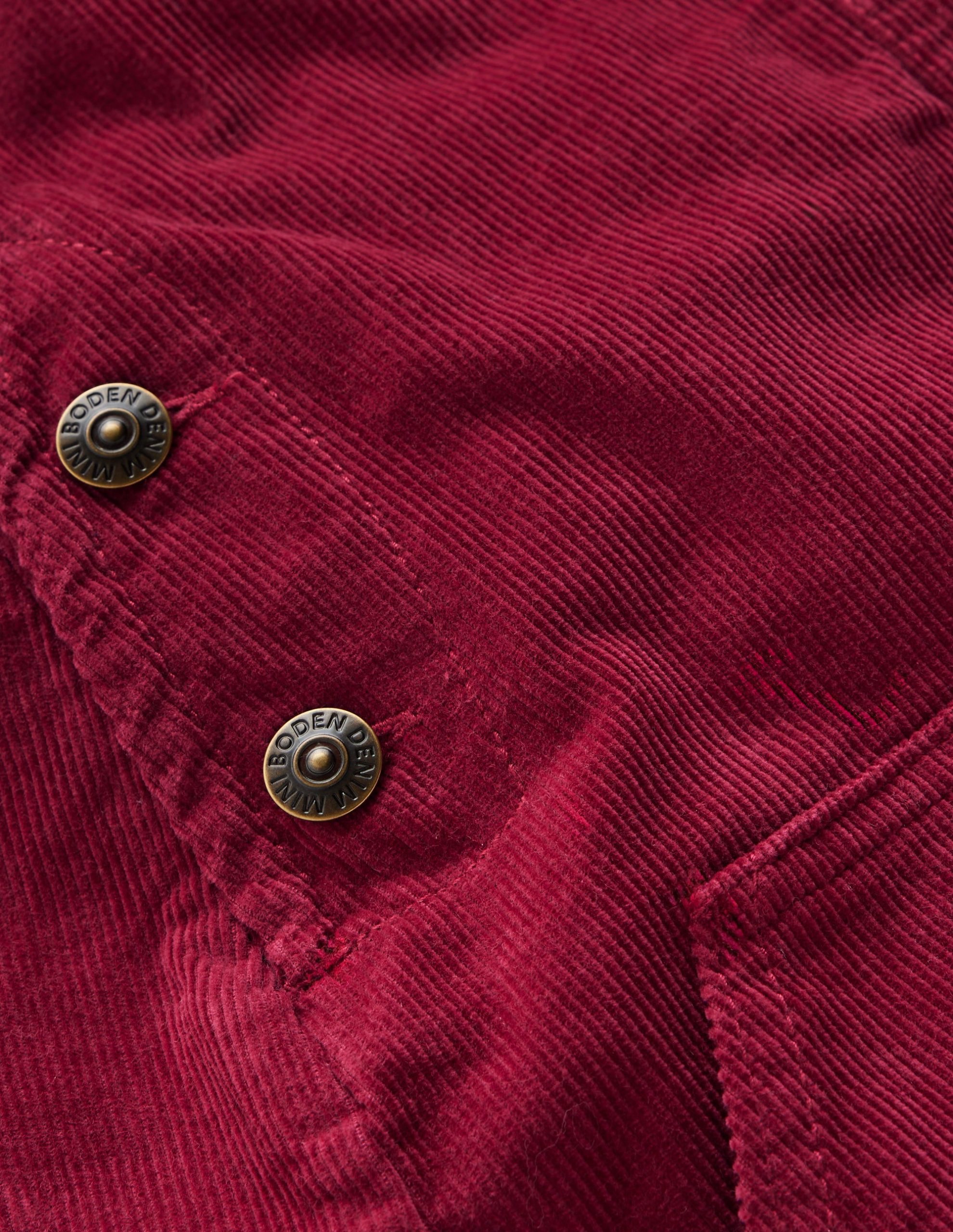 Adeline A-line Overalls Dress-Chestnut Red Cord - Image 7