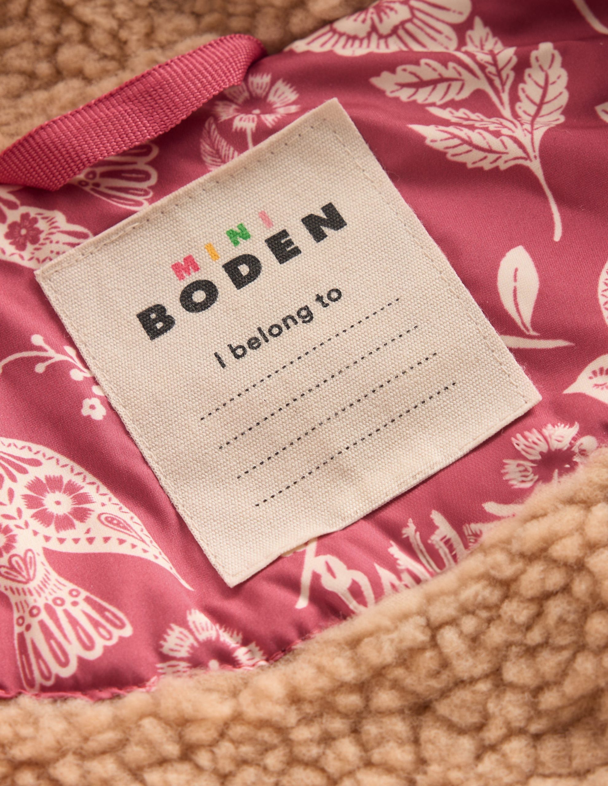 Borg Padded Jacket-Winter Blush Floral Bird - Image 4