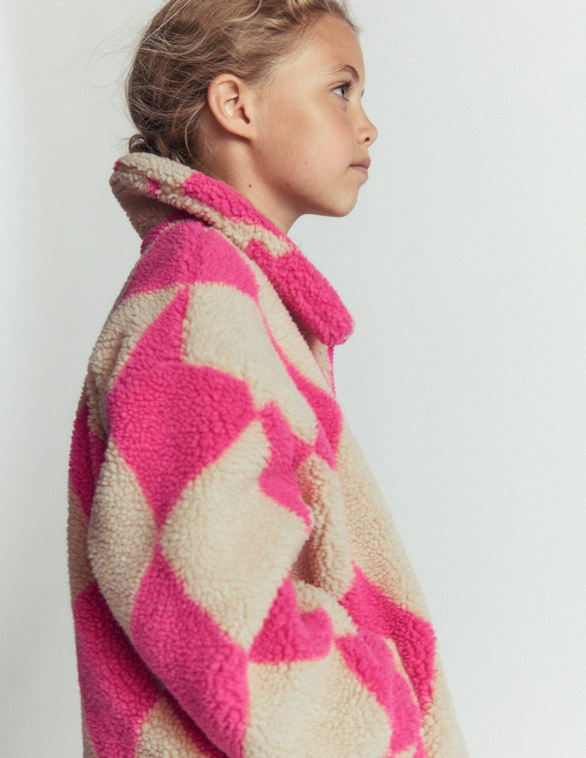 Collared Borg Jacket-Argyle - Image 3