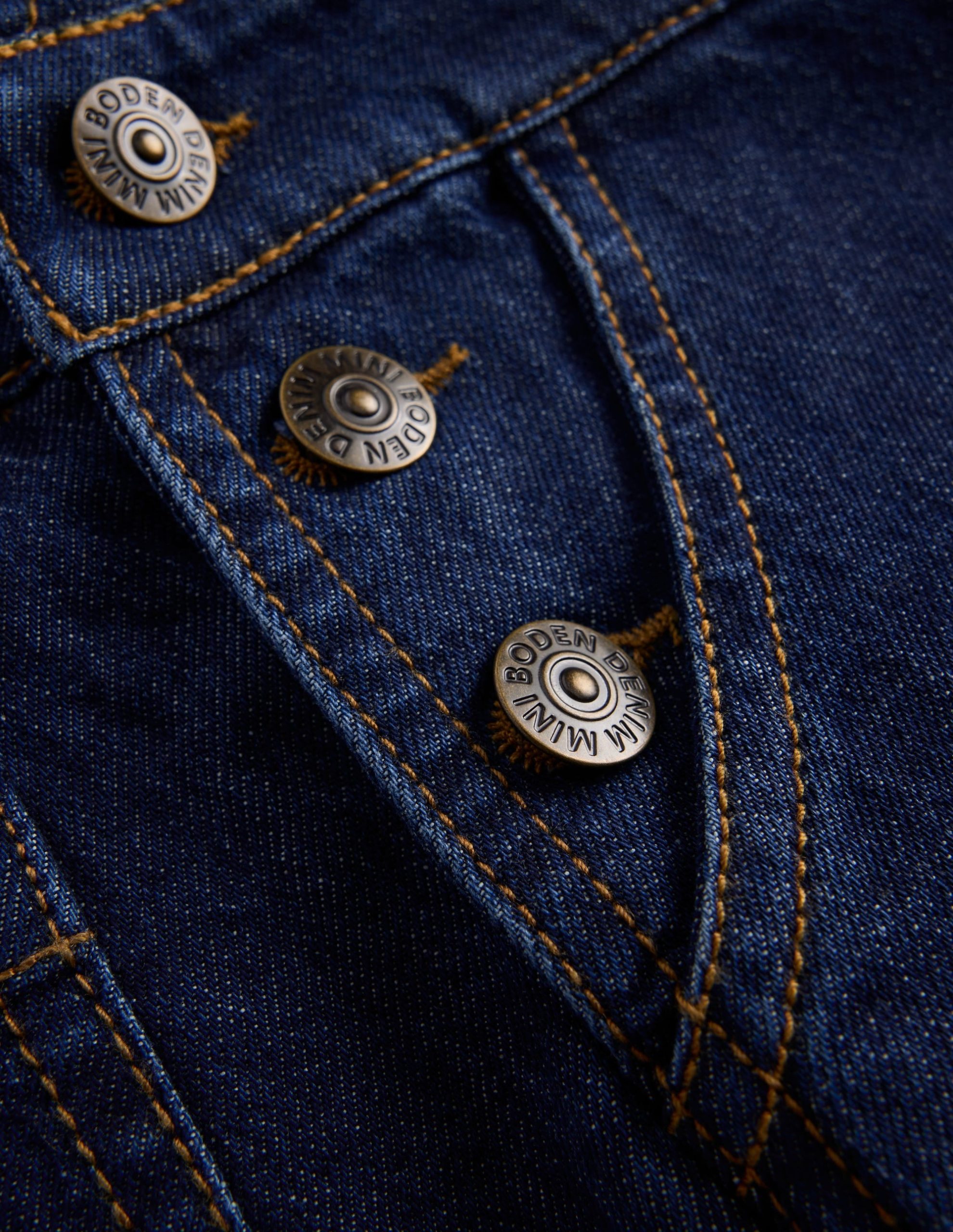 Wide Leg Overalls-Dark Wash Denim - Image 3