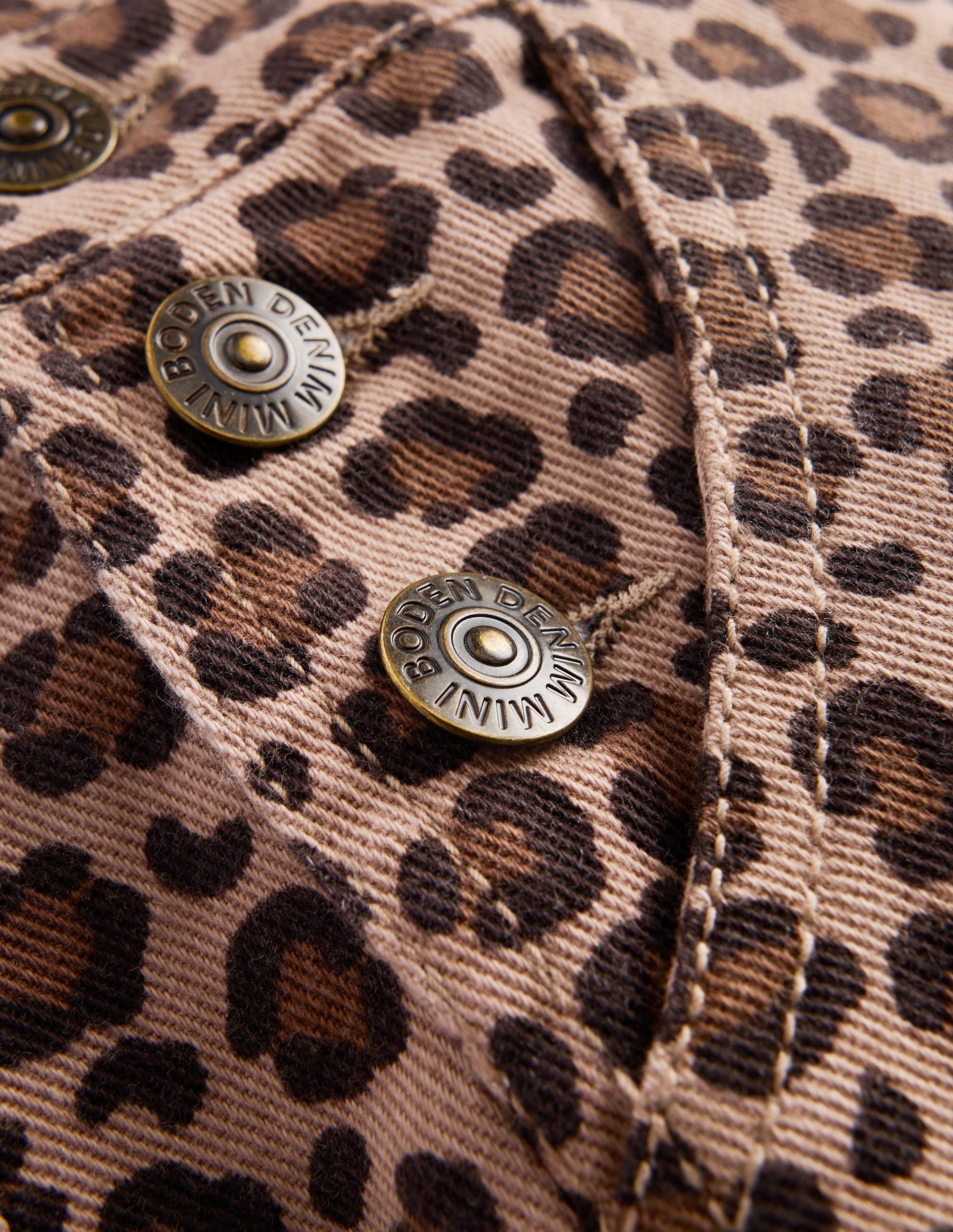 Wide Leg Overalls-Brown Leopard - Image 3