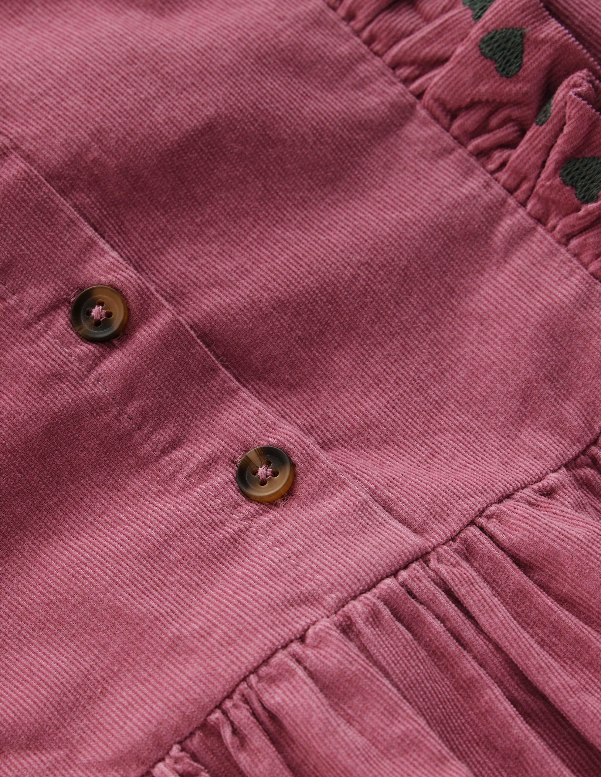 Winnie Frill Trim Shirt Dress-Formica Pink Cord - Image 3