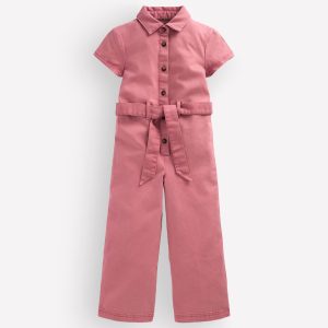 Relaxed Boilersuit-Pink Heather