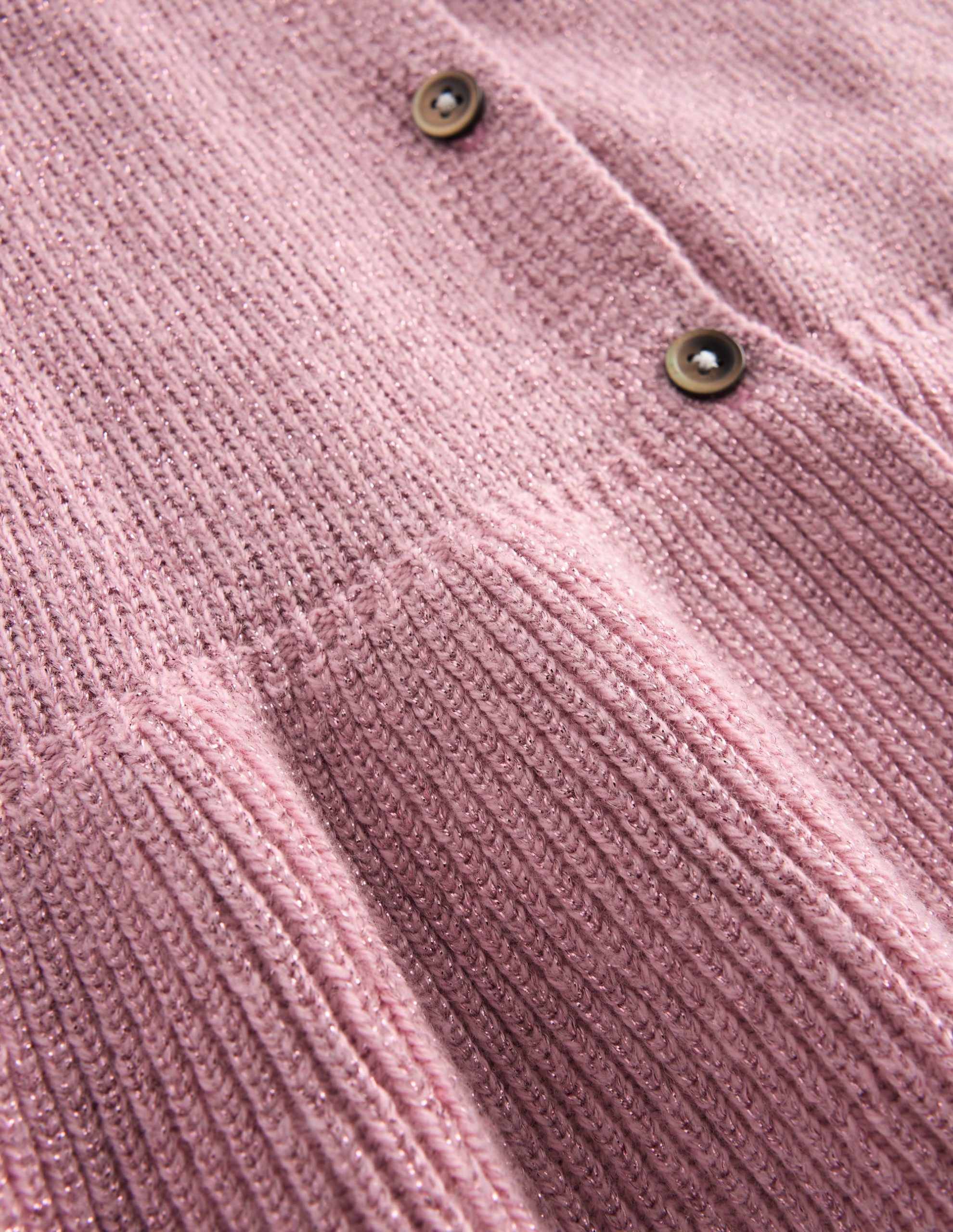 Pretty Peplum Cardigan-Rose Sparkle - Image 5