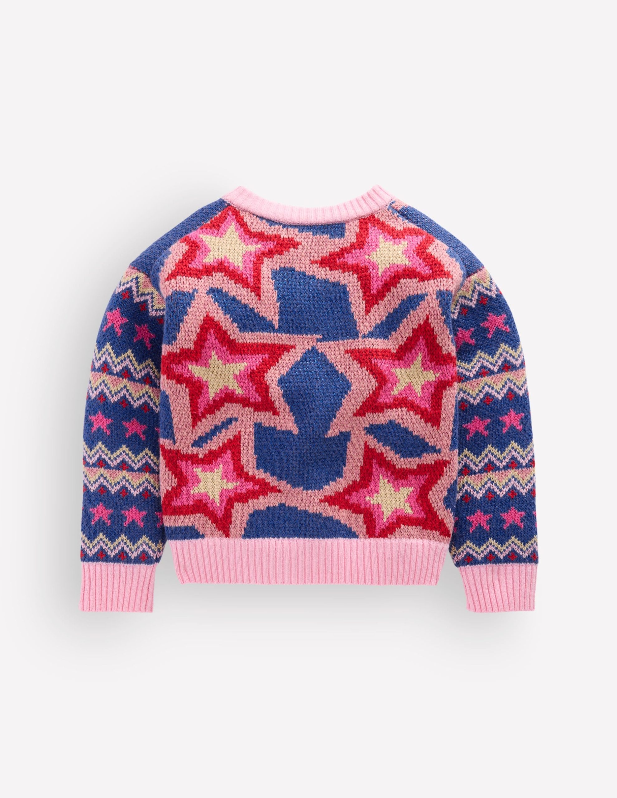 Fun Cardigan-Multi Sparkle Stars - Image 2