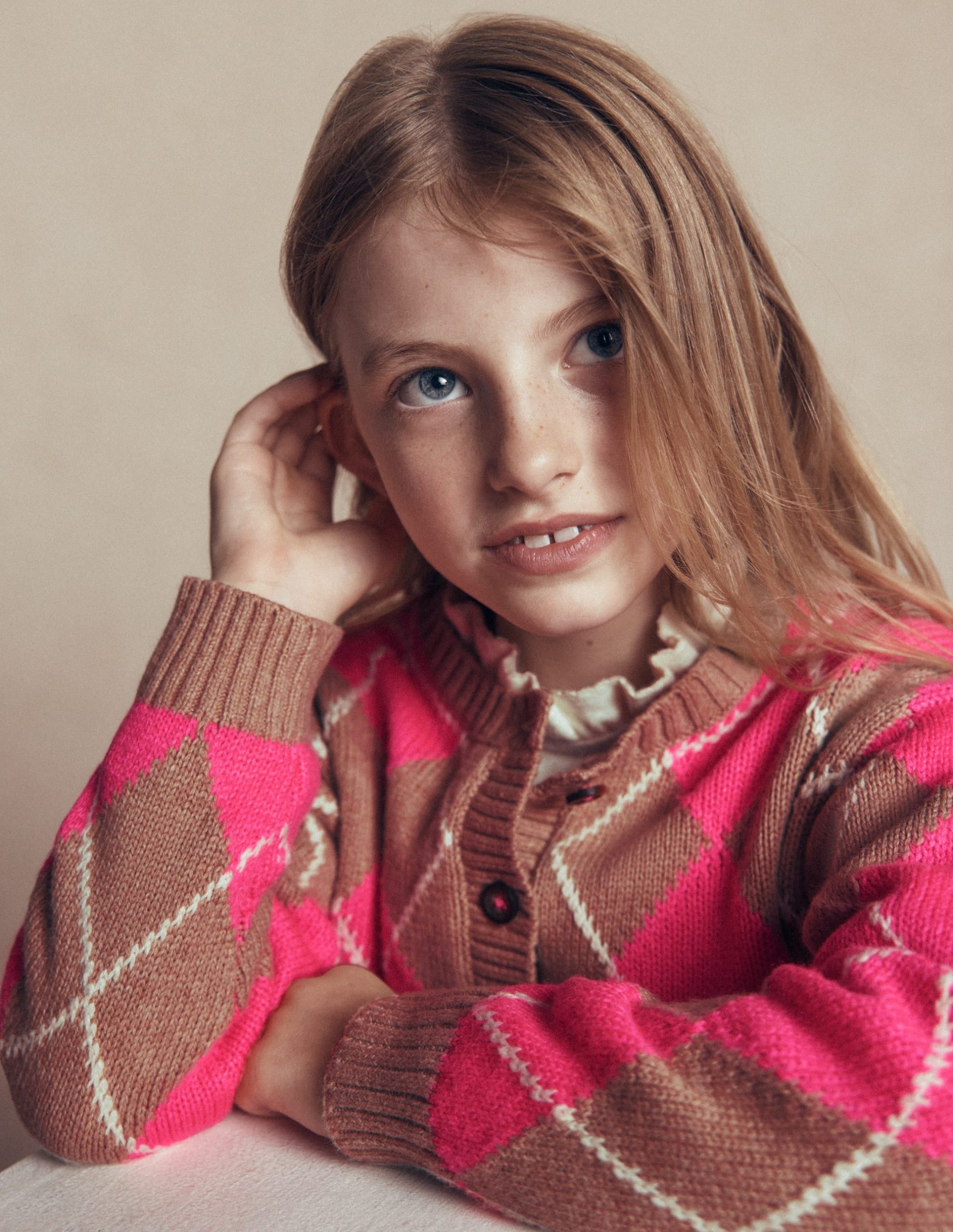 Fun Cardigan-Camel Melange - Image 3