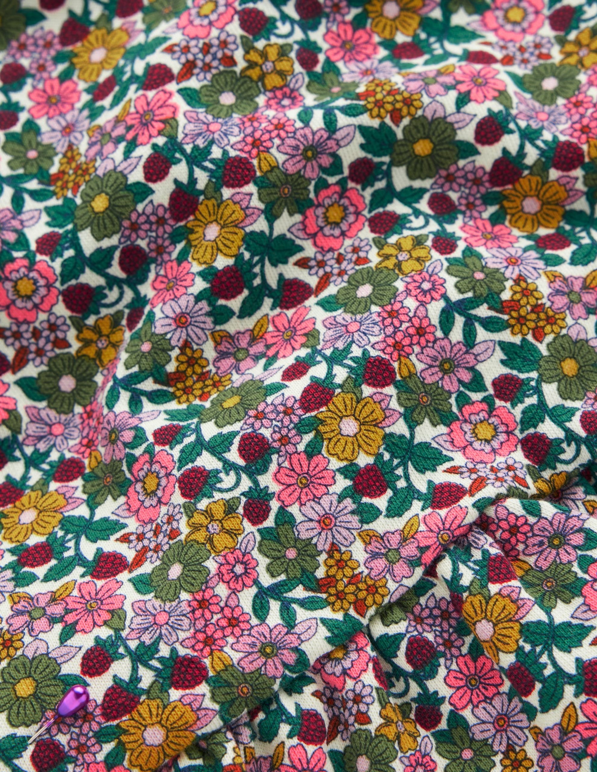 Peplum Sweatshirt-Multi Floral - Image 3