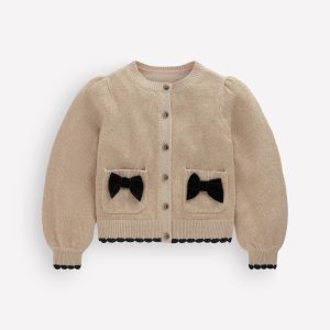 Sparkle Party Cardigan-Gold Sparkle