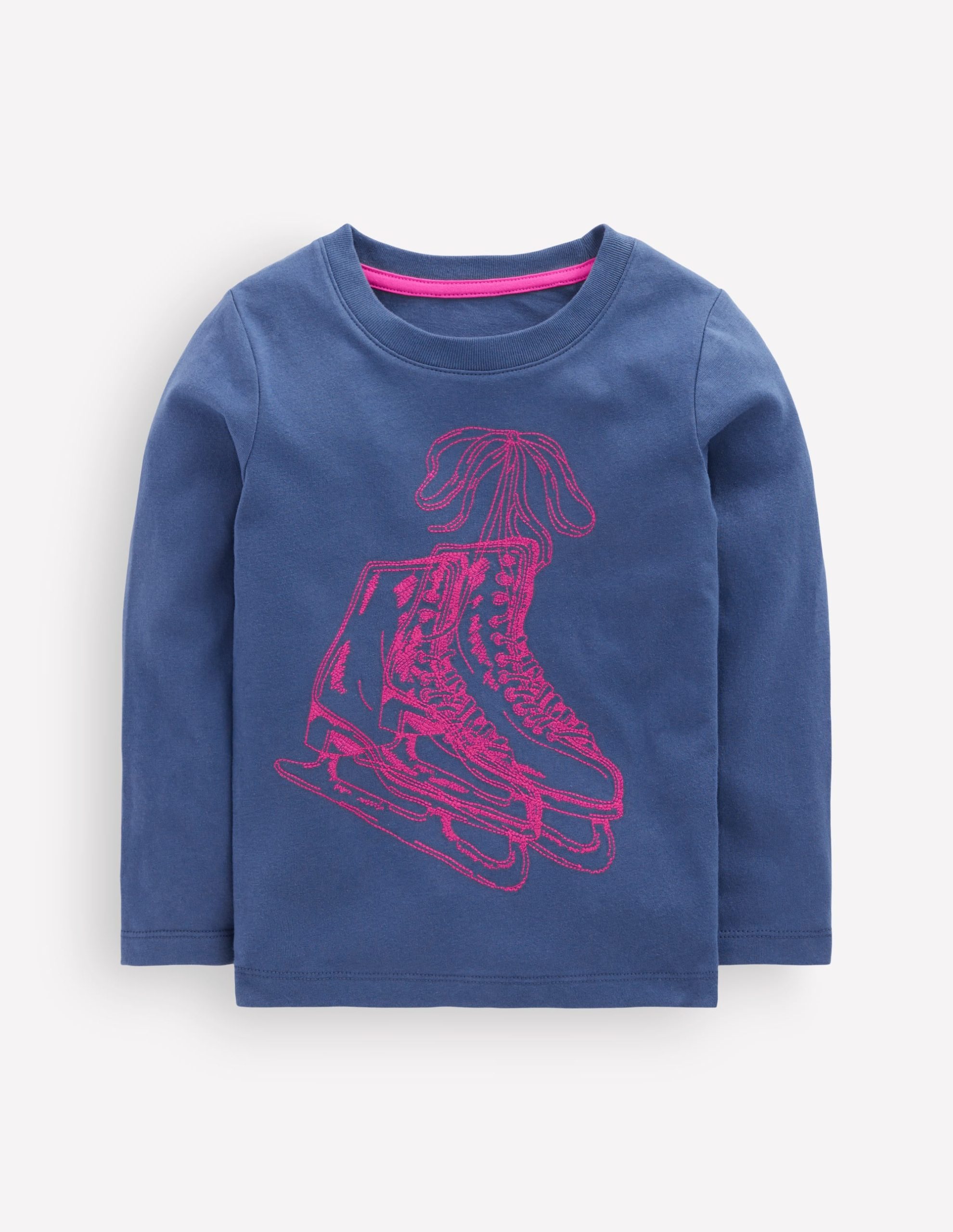 Neon Superstitch T-Shirt-Ice Skates