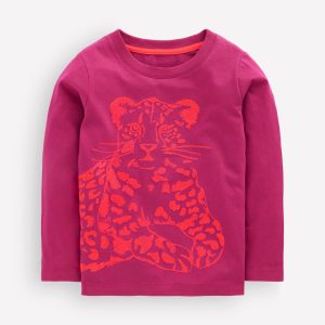 Neon Superstitch T-Shirt-Leopard