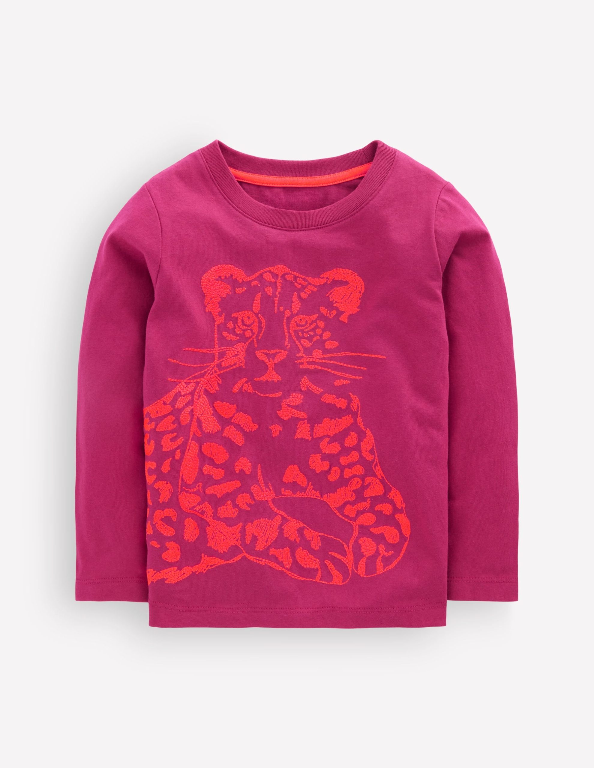 Neon Superstitch T-Shirt-Leopard