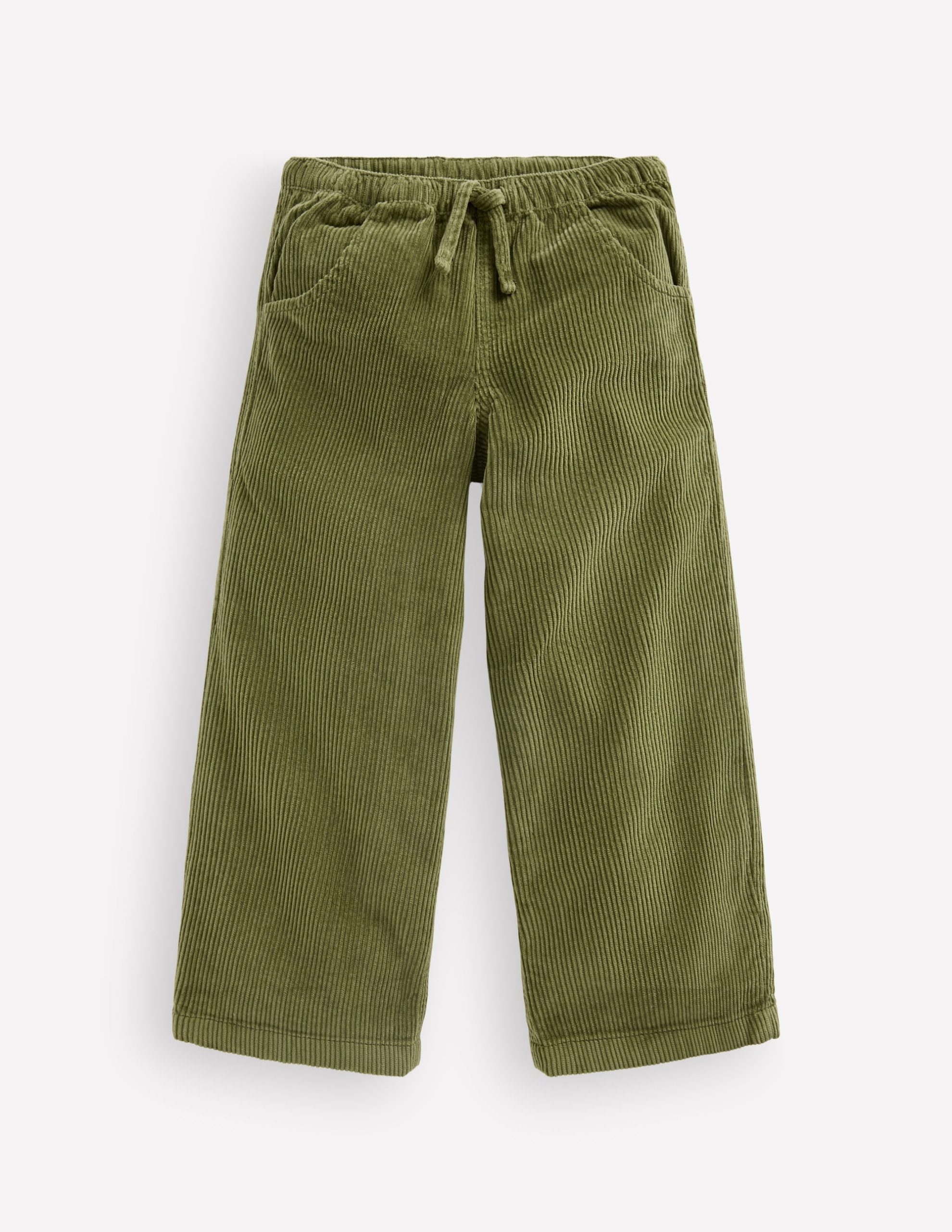 Draw Cord Pants-Olive Cord - Image 3