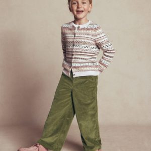 Draw Cord Pants-Olive Cord