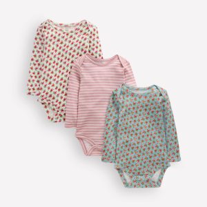 3-pack Pointelle Bodies-Multi Floral