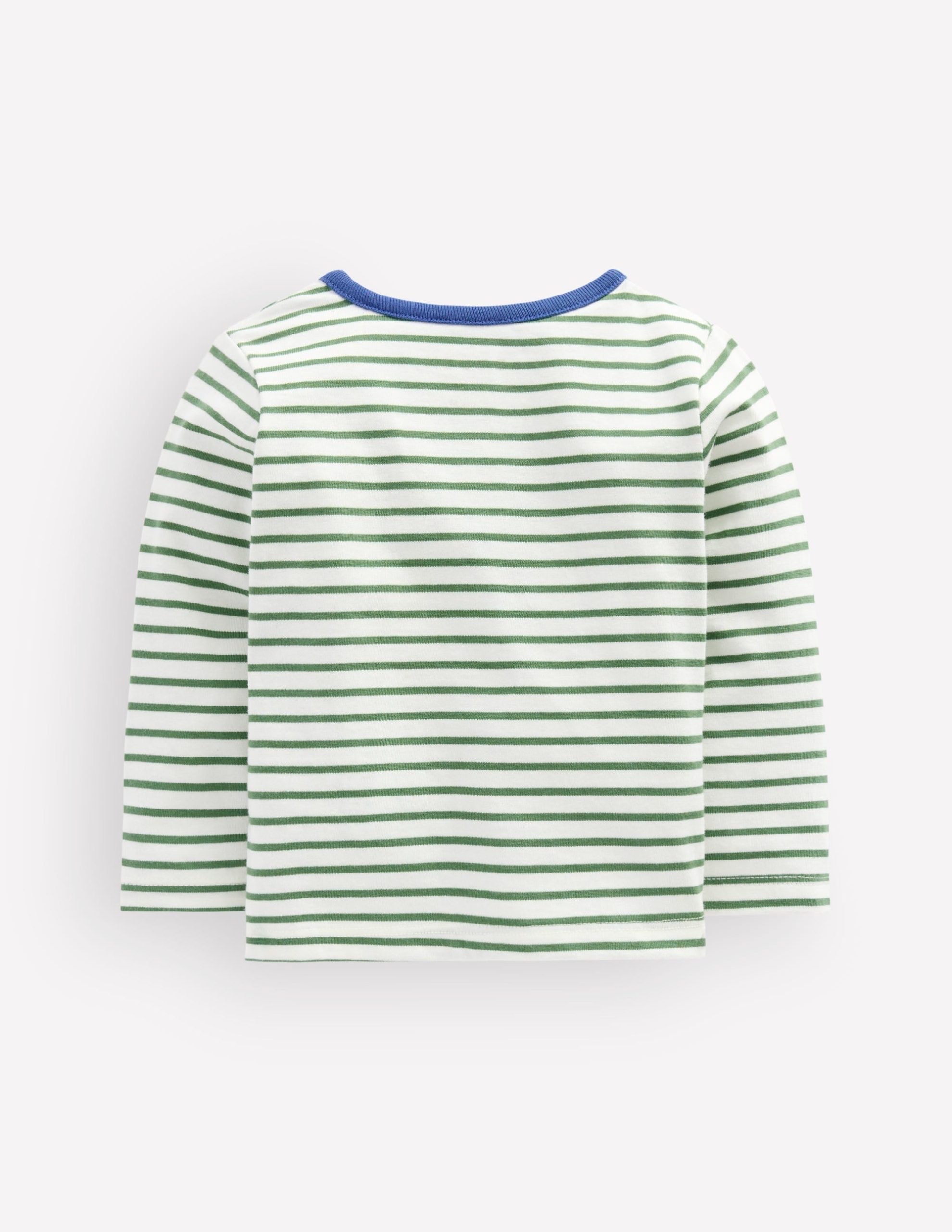 Twin Pack Cotton T-Shirt-Multi Stripe - Image 3