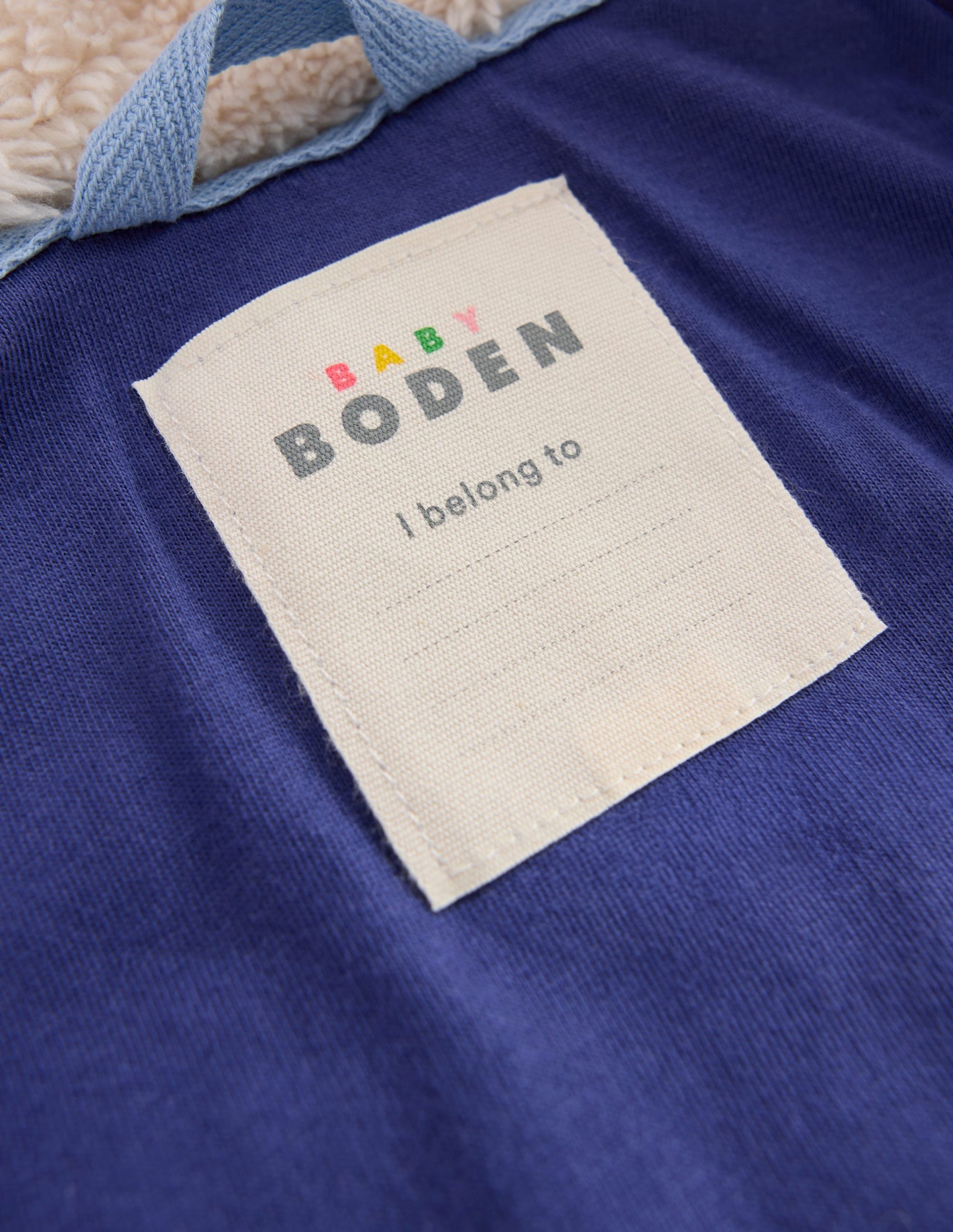 Boys Mixed Borg Jacket-Multi Colourblock - Image 4