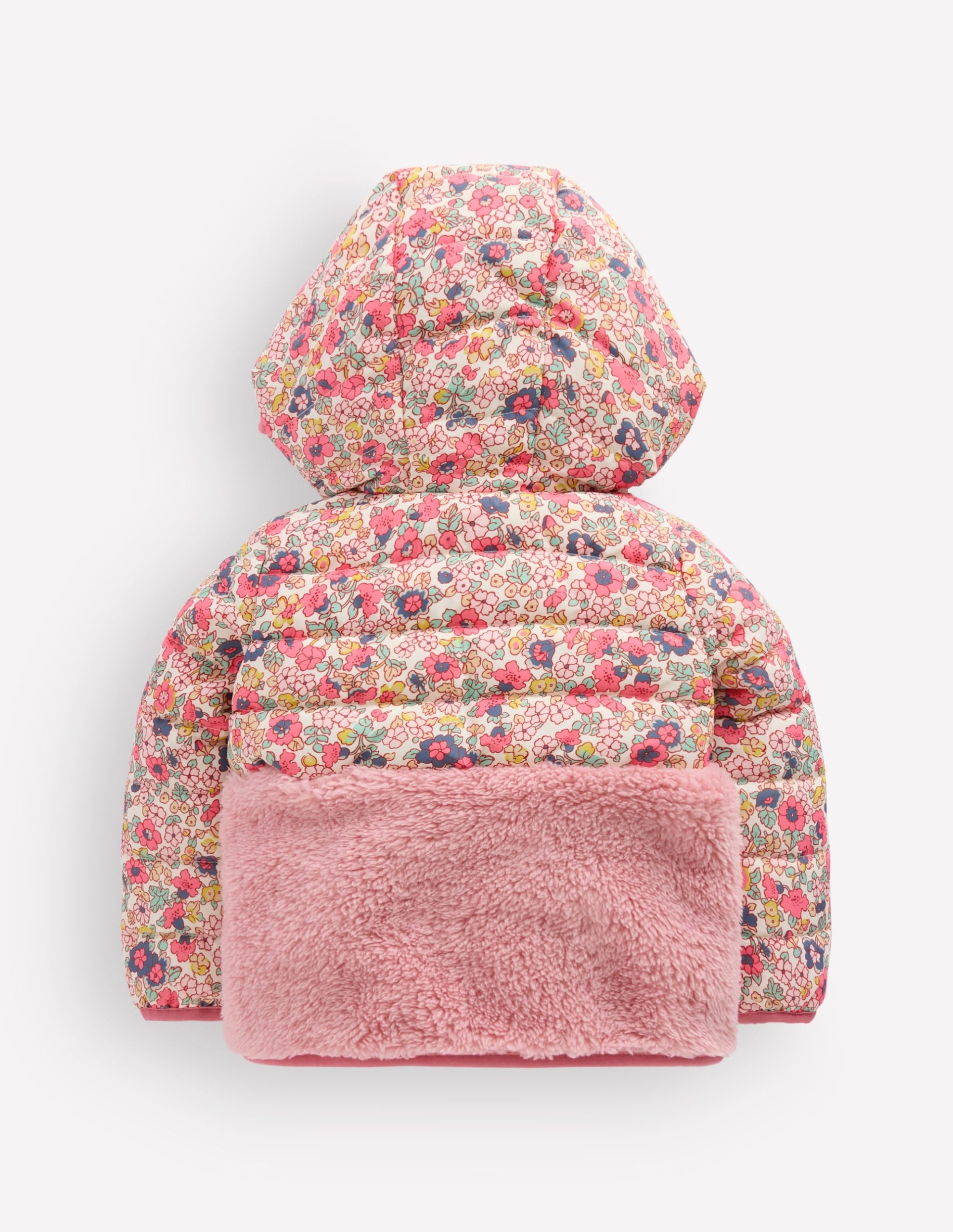 Mixed Borg Jacket-Multi Ditsy Floral - Image 2