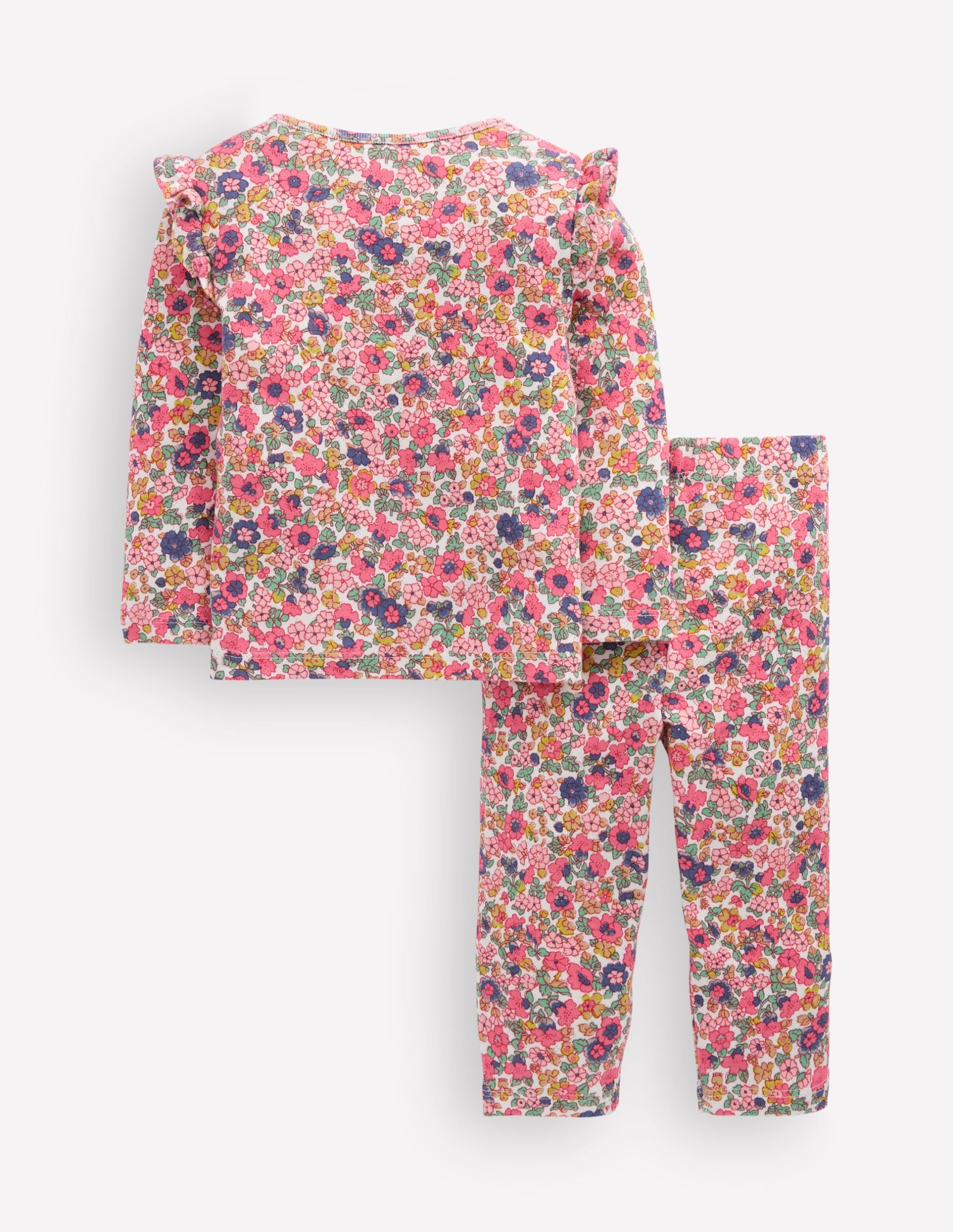 Cotton Pointelle Set-Multi Ditsy Floral - Image 2